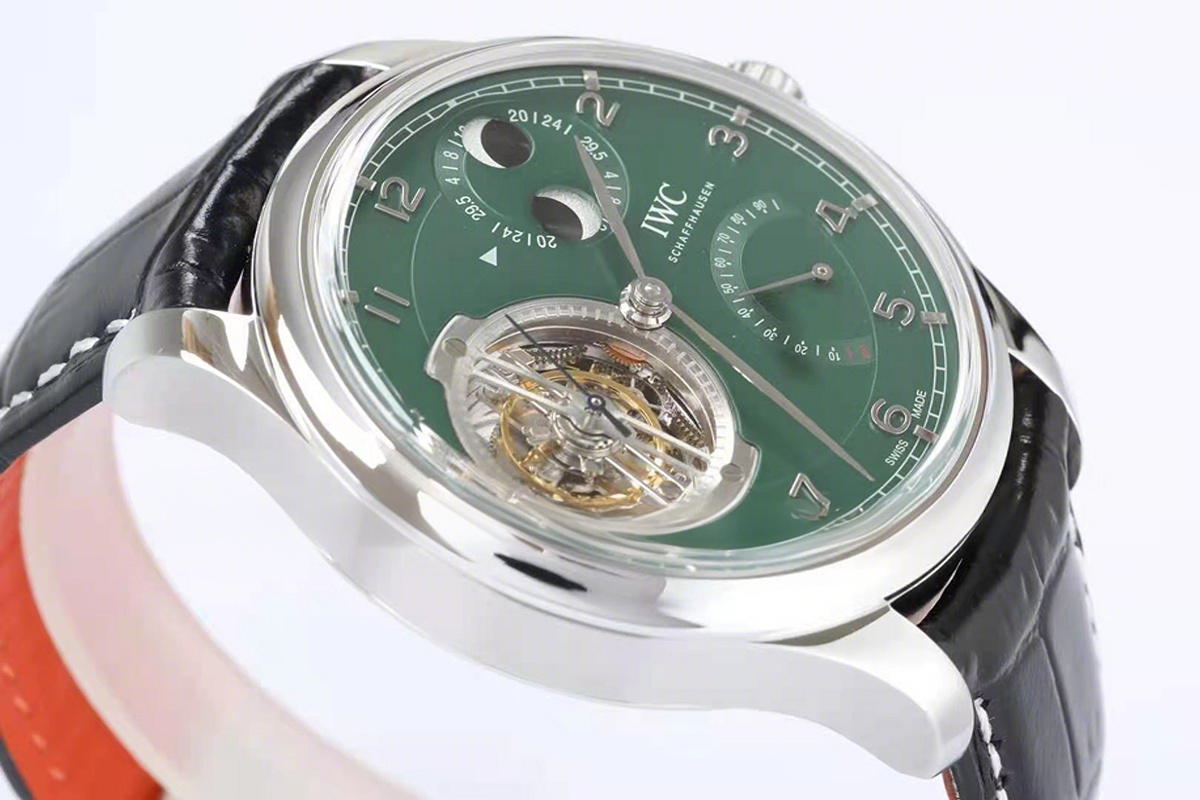 IWC Portugieser Constant-Force Tourbillon Edition ‘150 Years’ IW5902 Green Dial-fasswatch