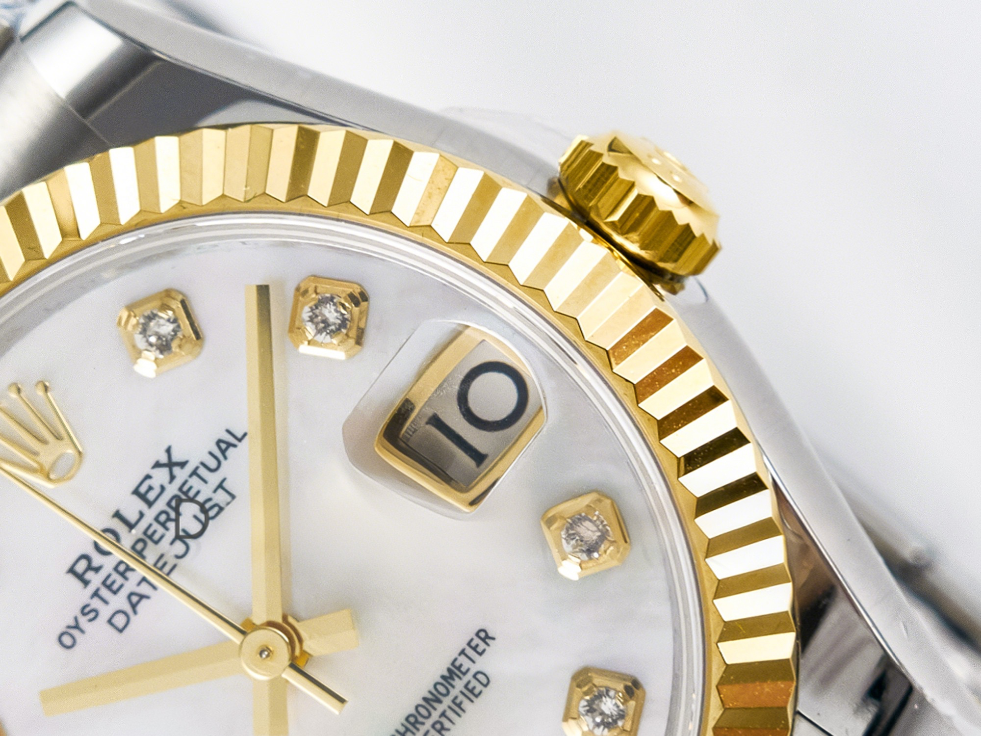 Rolex DateJust 31 278273 ARF 1:1 Best Edition 904L Steel White MOP Dial on SS/YG Oyster Bracelet ETA 2688-fasswatch