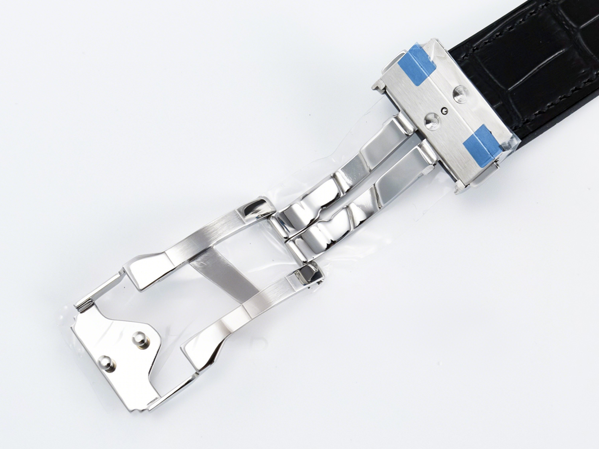 Hublot Classic Fusion Bang 42mm HBF 1:1 Best Edition Black Dial Diamonds Bezel on Black Leather Strap A2892-fasswatch