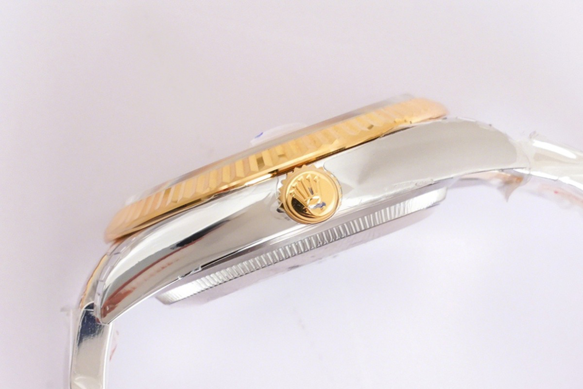 Rolex Datejust 36 126233 Golden Motif Dial in Steel/Yellow Gold in Oyster Bracelet-fasswatch