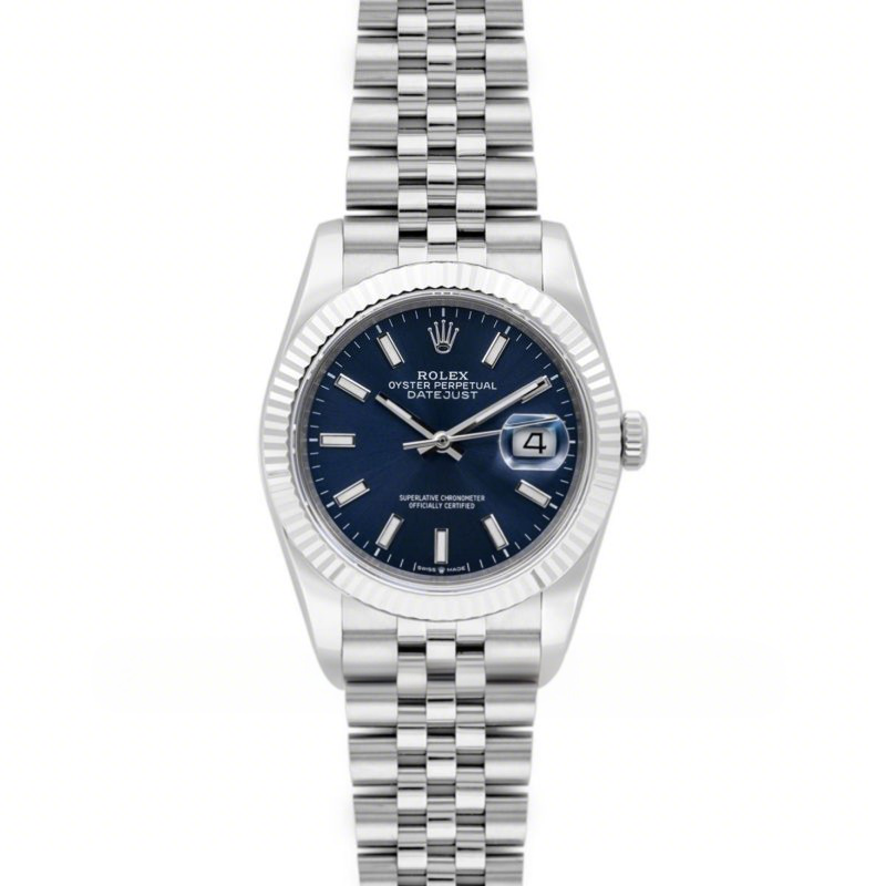 Rolex Datejust 36 116234 Blue Dial with Stick Markers-fasswatch