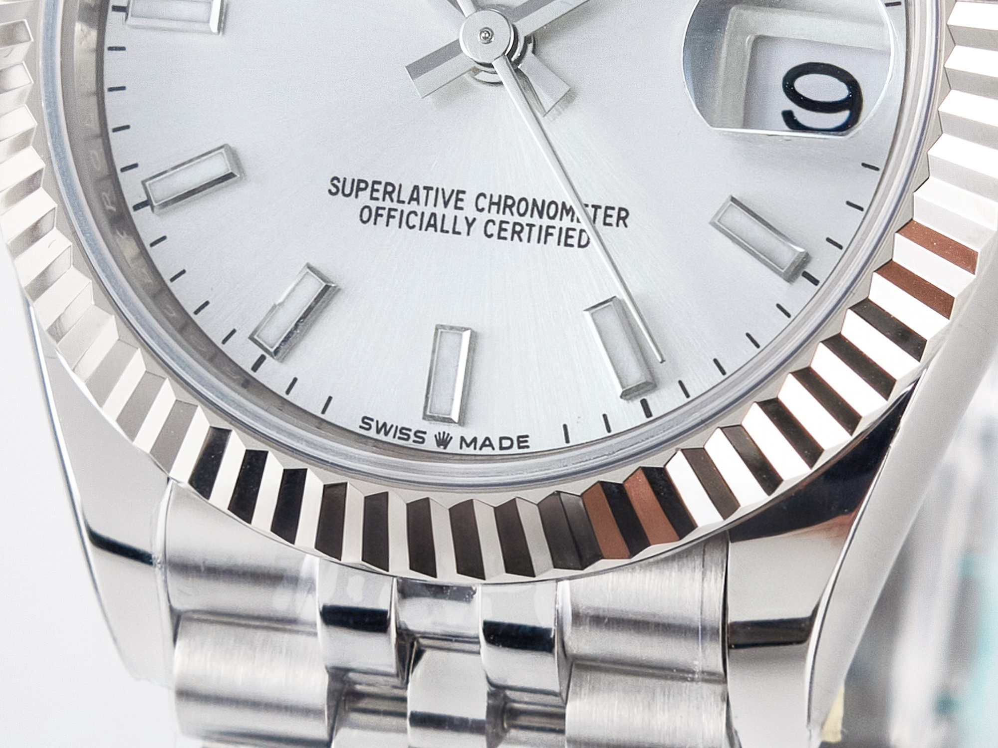 Rolex DateJust 31 278274 ARF 1:1 Best Edition 904L Steel Silver Dial Stick Marker on SS Jubilee Bracelet ETA 2688-fasswatch