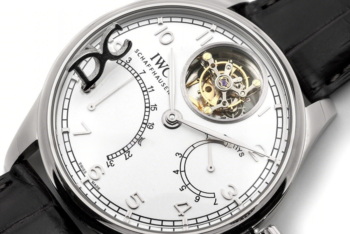 IWC Portugese Tourbillon Mystere Retrograde IW504601 in White Gold-fasswatch