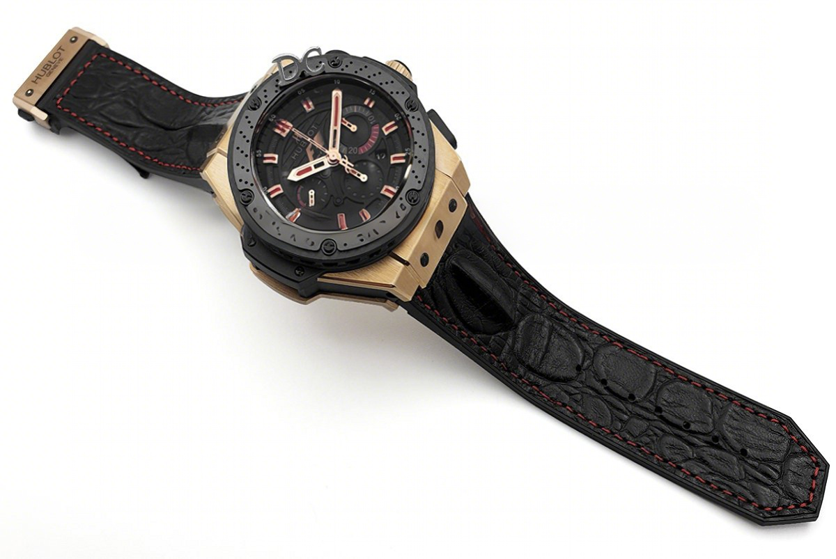 Hublot King Power F1 Black Dial Chronograph in Rose Gold-fasswatch