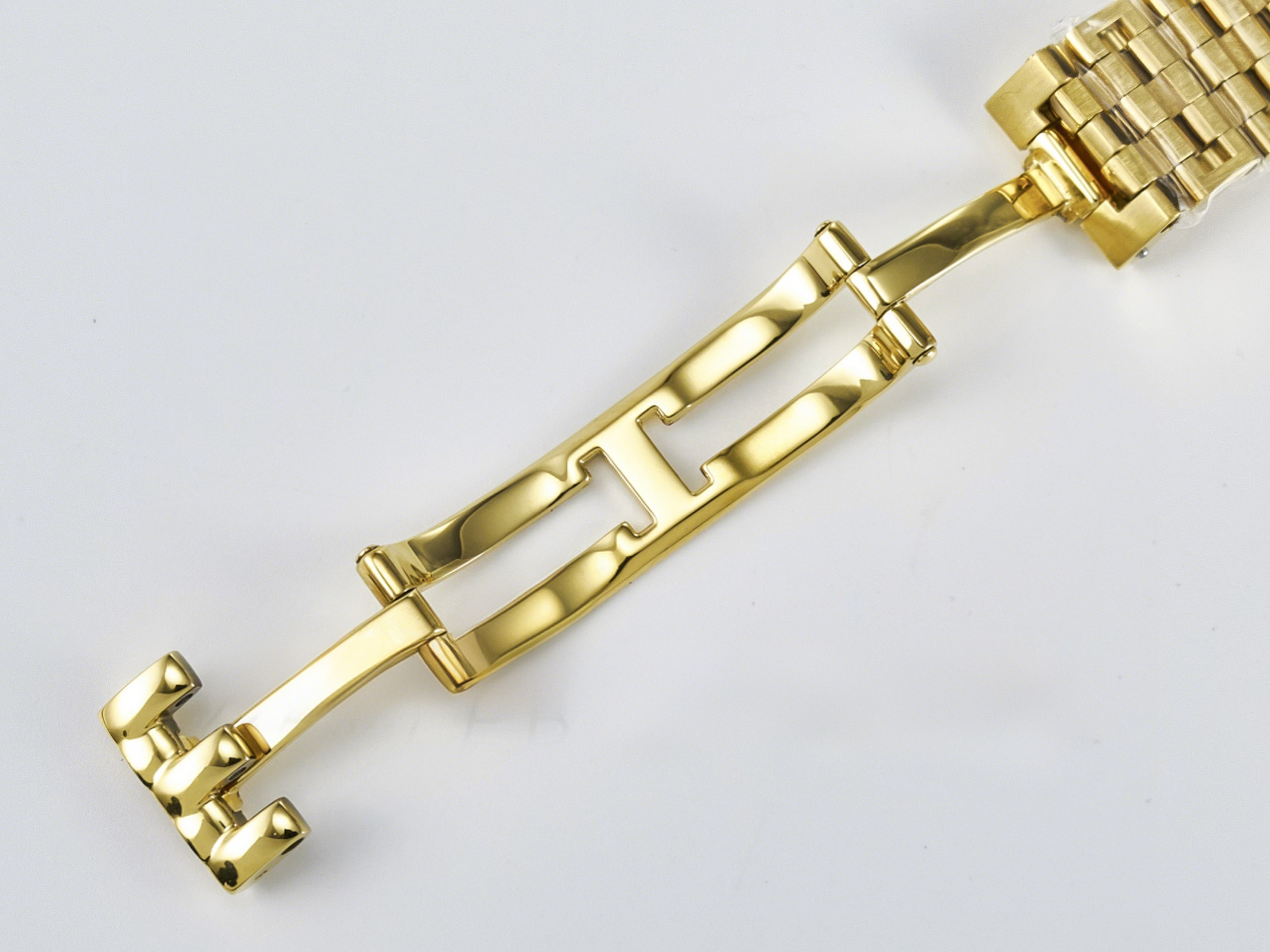 Cartier Panthère Secrete Ladies 22mm YG 8848F 1:1 Best Edition White Dial on YG Bracelet Ronda Quartz-fasswatch