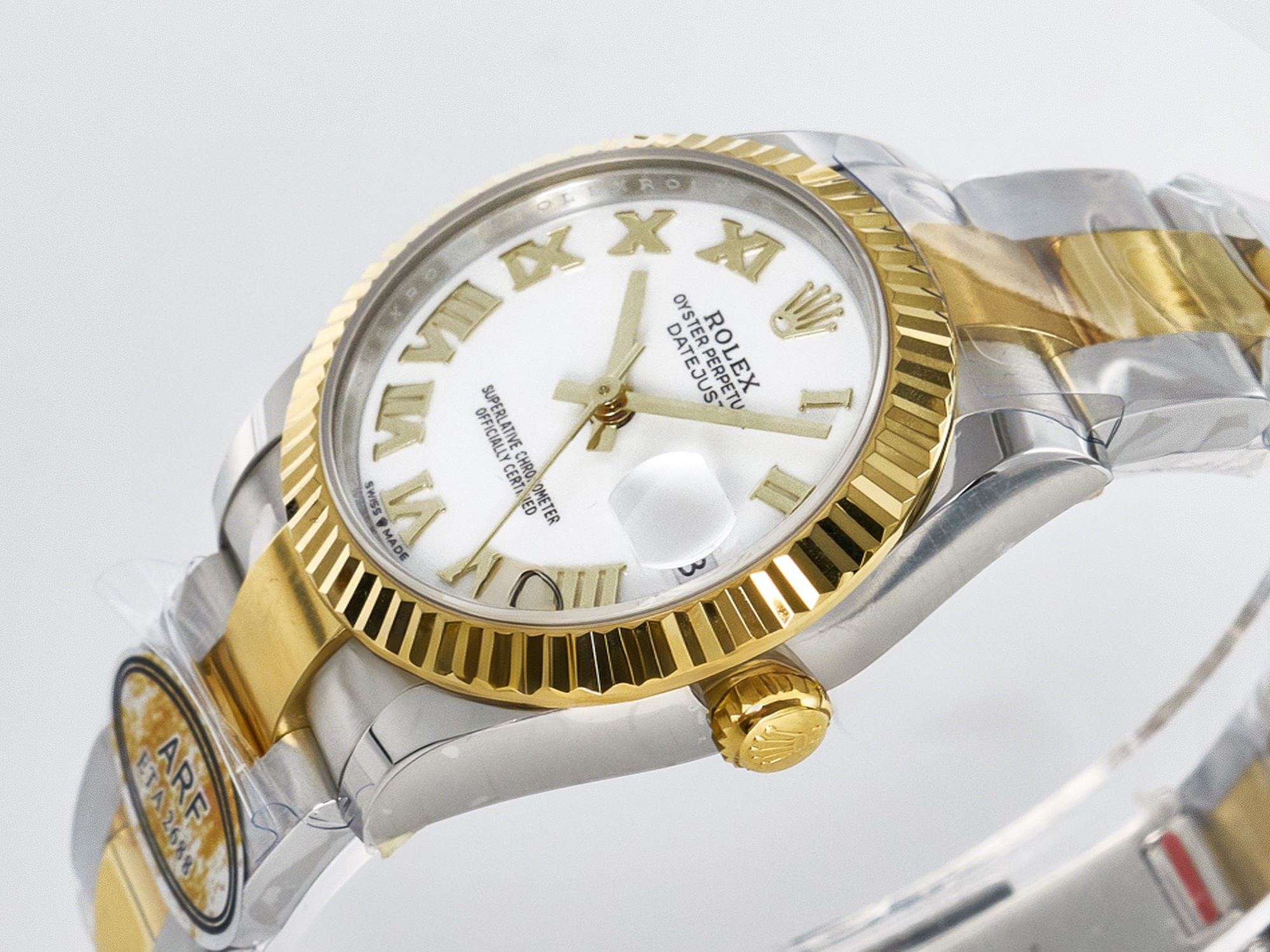 Rolex DateJust 31 278273 ARF 1:1 Best Edition 904L Steel White Roman Dial on SS/YG Oyster Bracelet ETA 2688-fasswatch