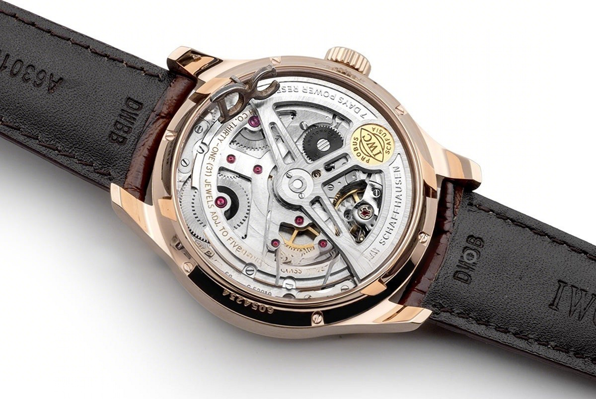 IWC Portugieser Annual Calendar IW503504 White Dial in Rose Gold-fasswatch