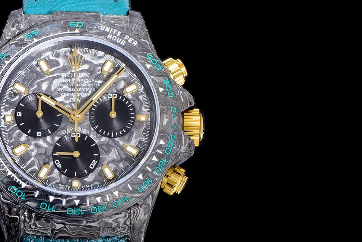 Rolex Daytona DIW Custom Carbon Dial-fasswatch