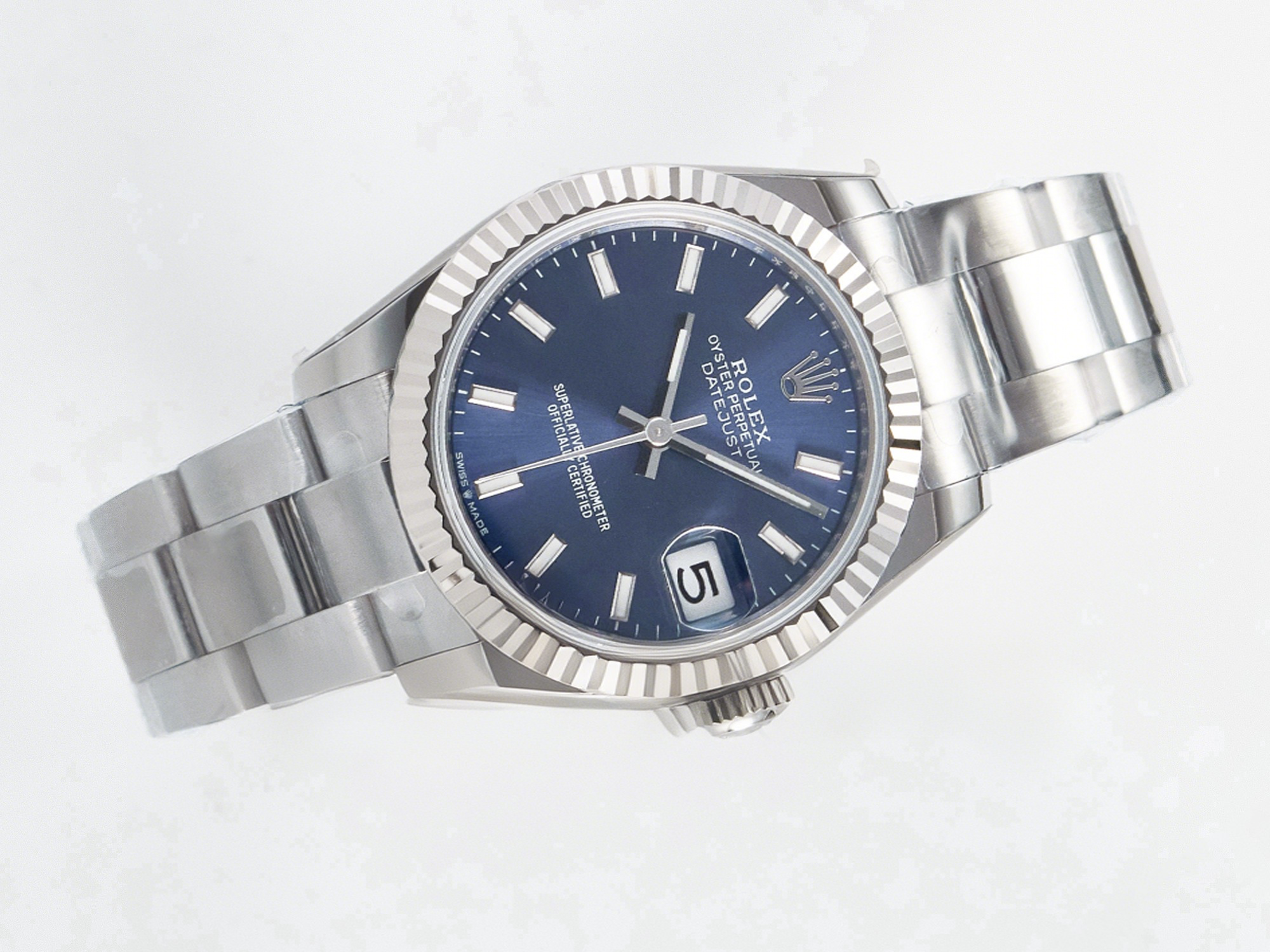 Rolex DateJust 31 278274 ARF 1:1 Best Edition 904L Steel Blue Dial Stick Marker on SS Oyster Bracelet ETA 2688-fasswatch
