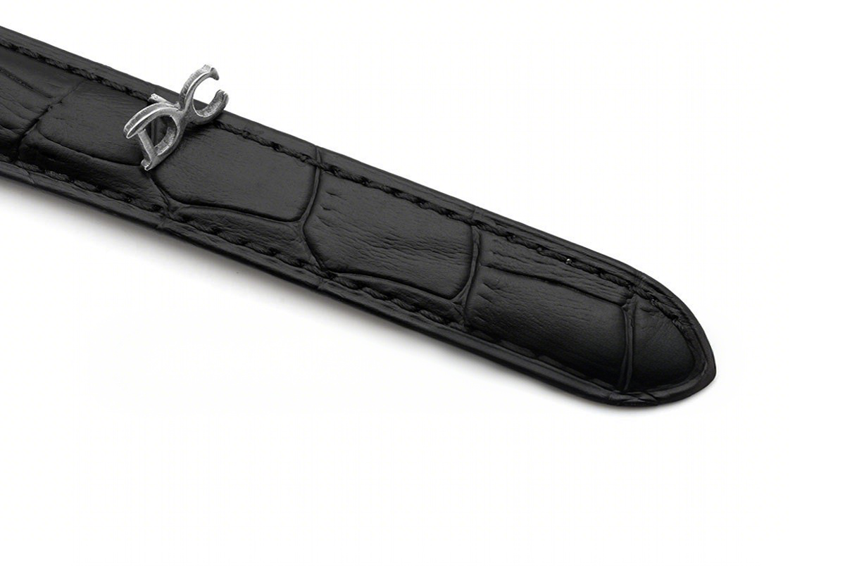 Cartier Ballon Bleu De Cartier 36mm White Dial with Diamond Bezel in Steel on Black Leather Strap-fasswatch