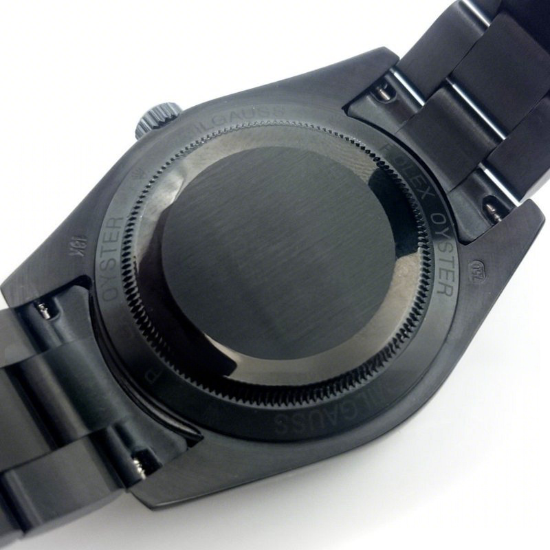 Rolex Bamford Milgauss SE Stealth GV Orange-fasswatch