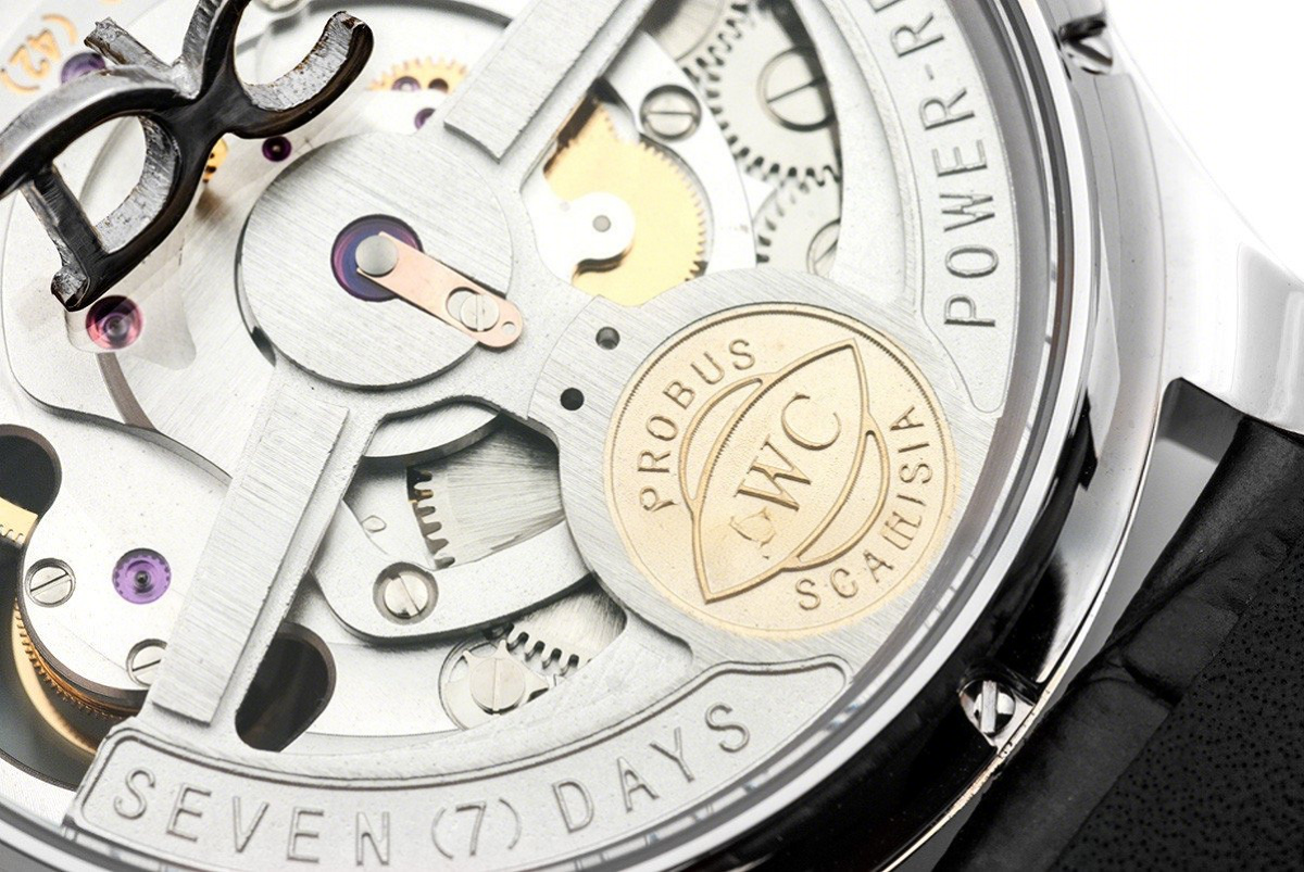 IWC Portuguese Tourbillon Hand Wound IW5463 Blue Dial in White Gold-fasswatch