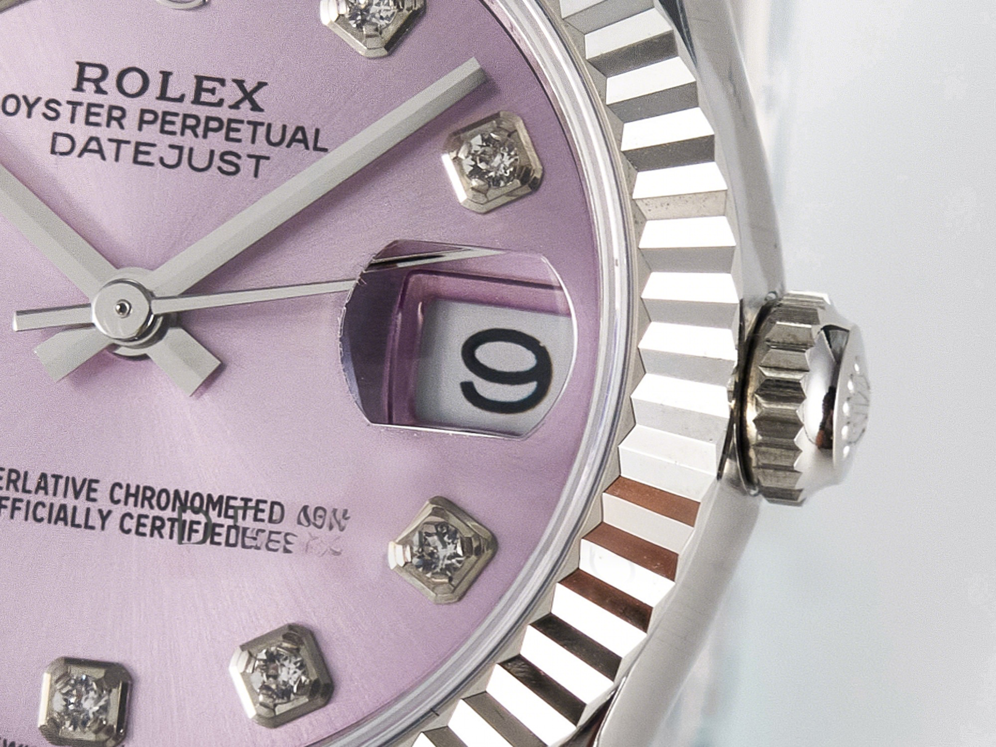 Rolex DateJust 31 278274 ARF 1:1 Best Edition 904L Steel Pink Diamonds Dial on SS Jubilee Bracelet ETA 2688-fasswatch