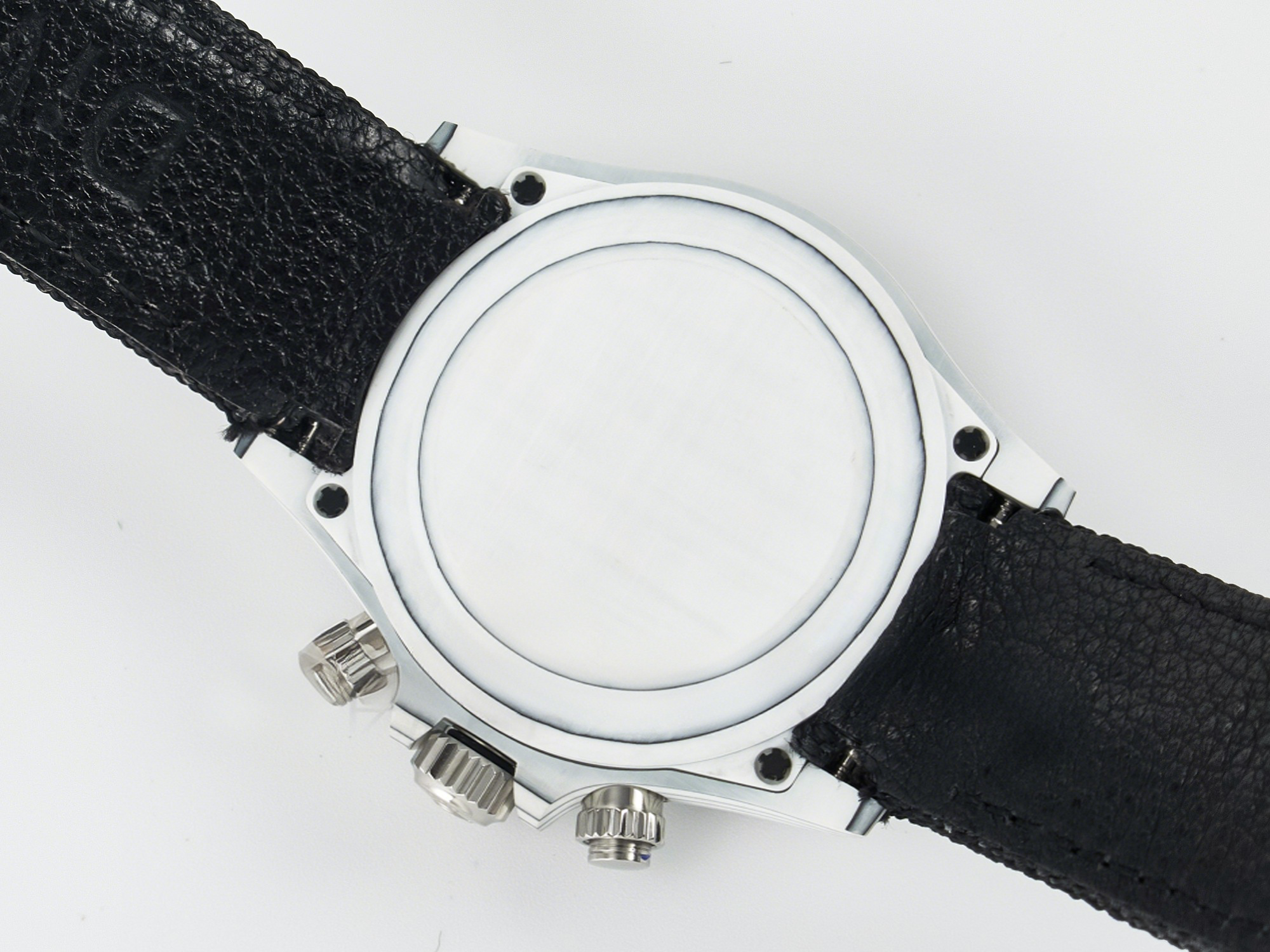 Rolex Daytona DIW White Carbon Case N6F Edition Black/White Dial on Black Nylon Strap A4130-fasswatch