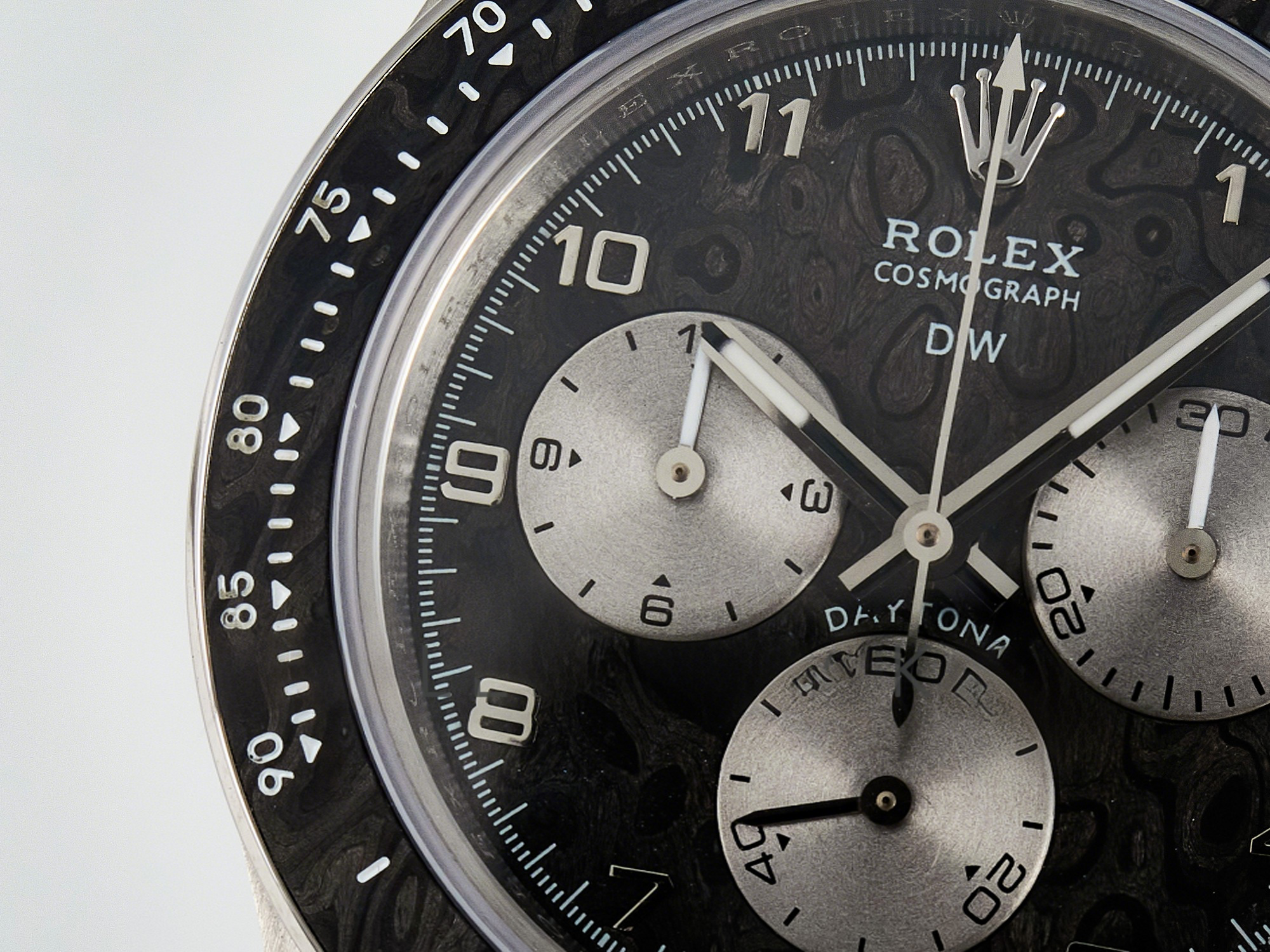 Rolex Daytona EXCEPTIONAL-1 DIWF Best Edition Gray Dial on Black Nylon Strap SH4130-fasswatch