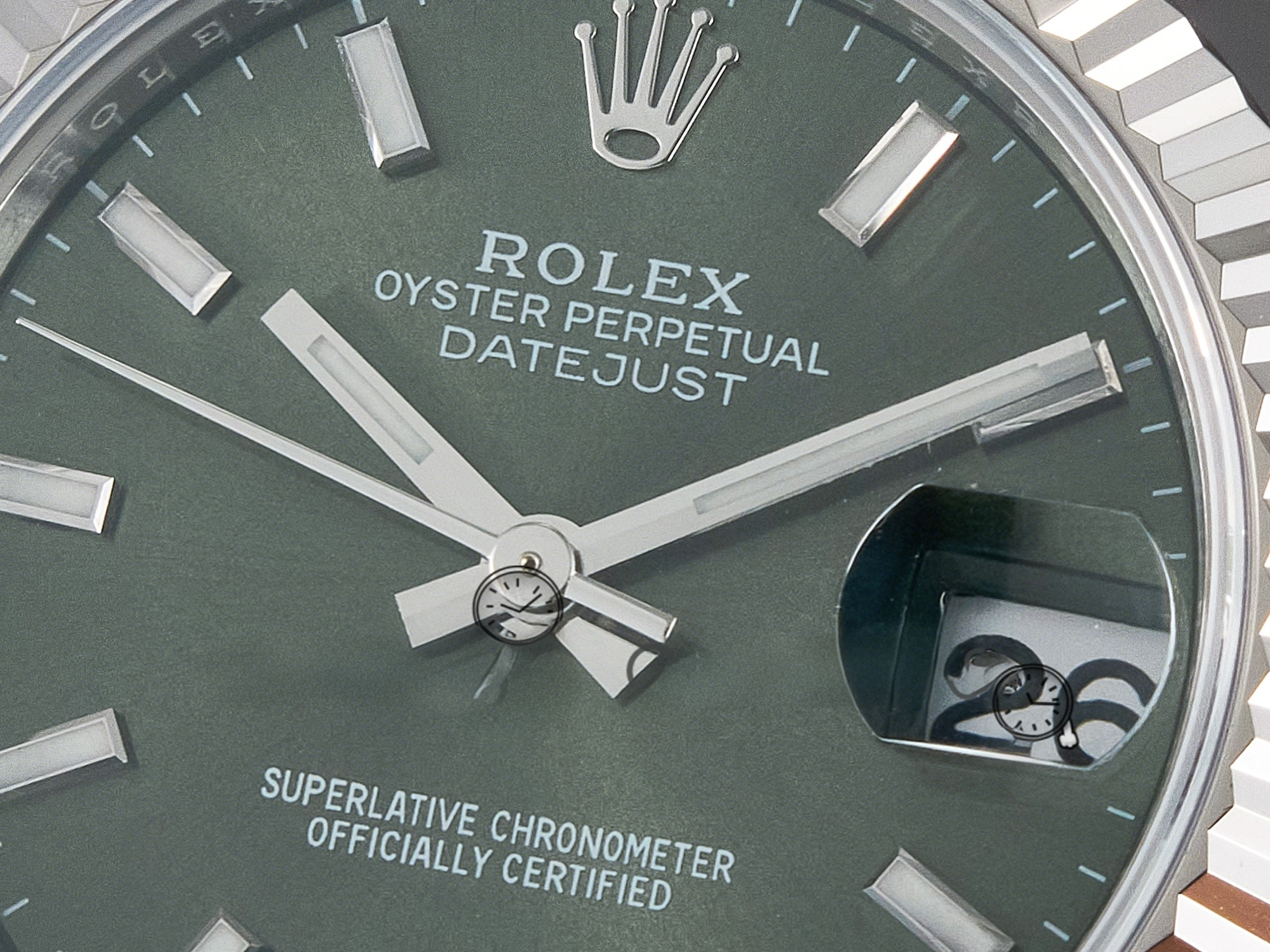 Rolex DateJust 31 278274 ARF 1:1 Best Edition 904L Steel Green Dial Stick Marker on SS Oyster Bracelet ETA 2688-fasswatch