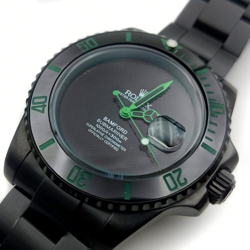 Rolex Bamford Submariner Ceramic Date Spirit (Green)-fasswatch