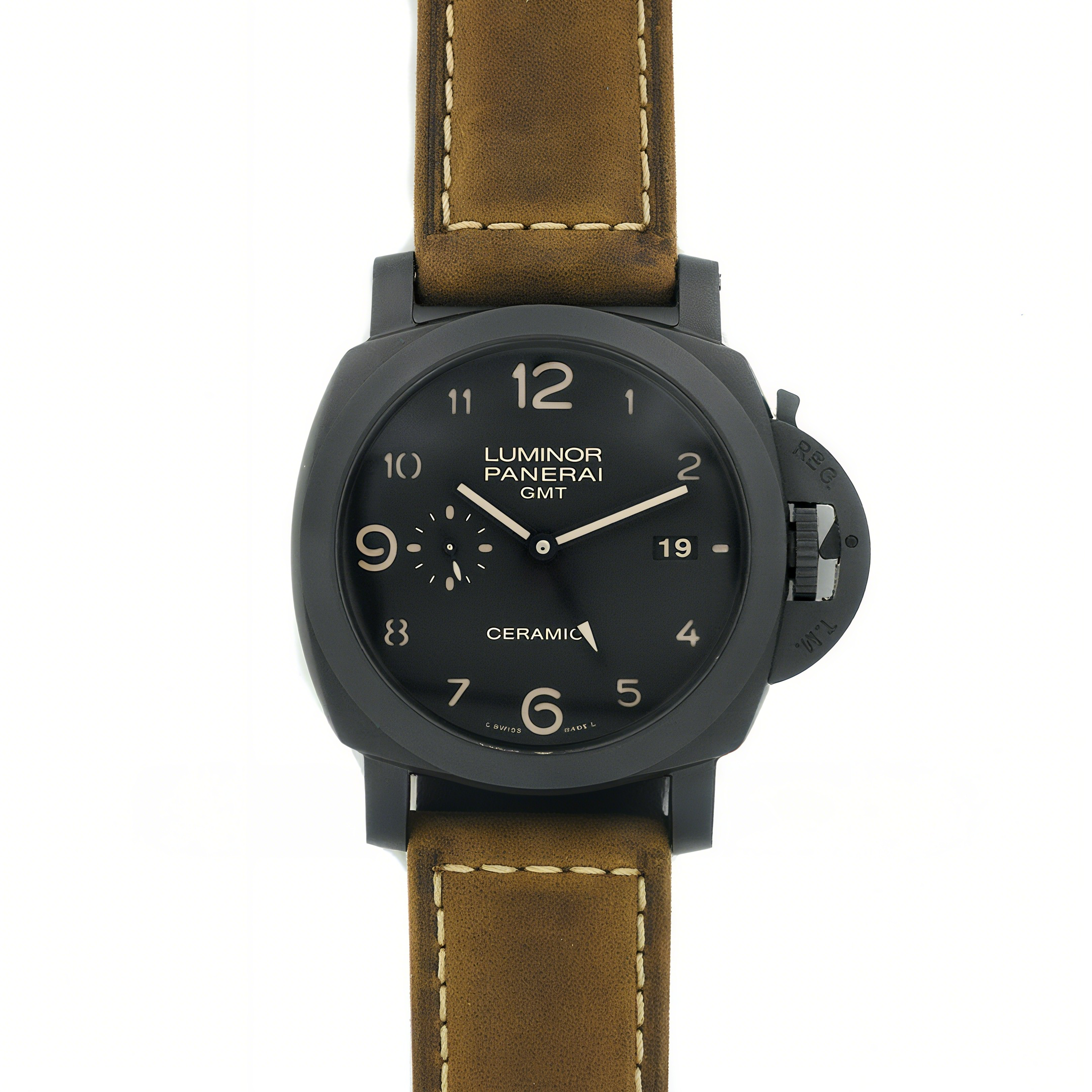Panerai PAM441 Luminor 1950 3 Days GMT Automatic Ceramica-fasswatch