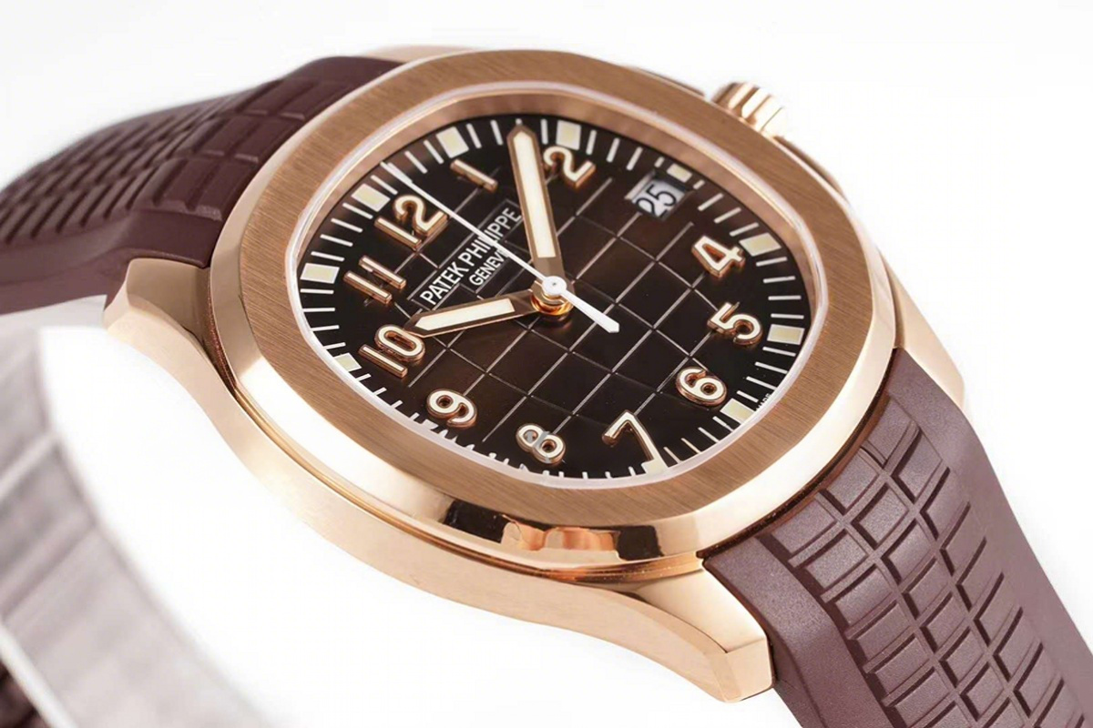 Patek Philippe Aquanaut 5167/1R Brown Dial in Rose Gold-fasswatch