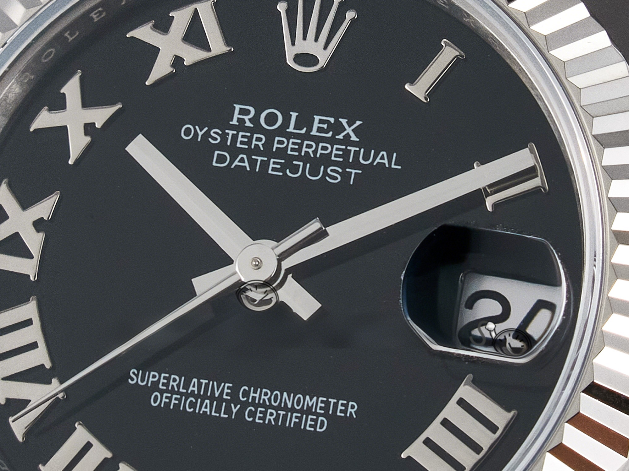 Rolex DateJust 31 278274 ARF 1:1 Best Edition 904L Steel Black Roman Dial on SS Jubilee Bracelet ETA 2688-fasswatch