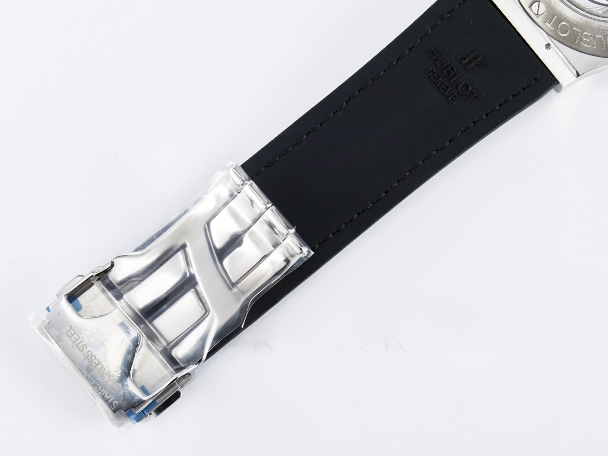 Hublot Classic Fusion Bang 42mm HBF 1:1 Best Edition Black Dial on Black Leather Strap A2892-fasswatch