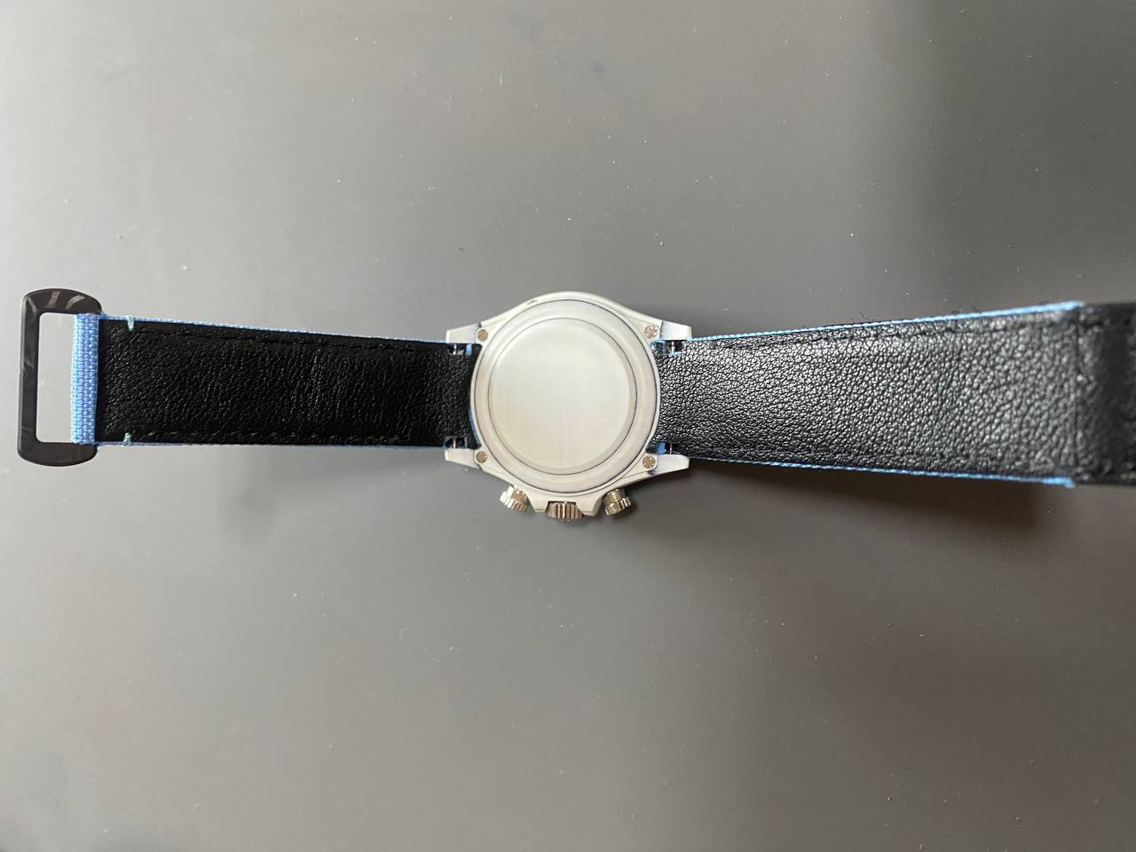 Rolex Daytona Artisans SS GETF Best Edition Blue Skeleton Dial Diamonds Bezel on SS Bracelet DD4802-fasswatch