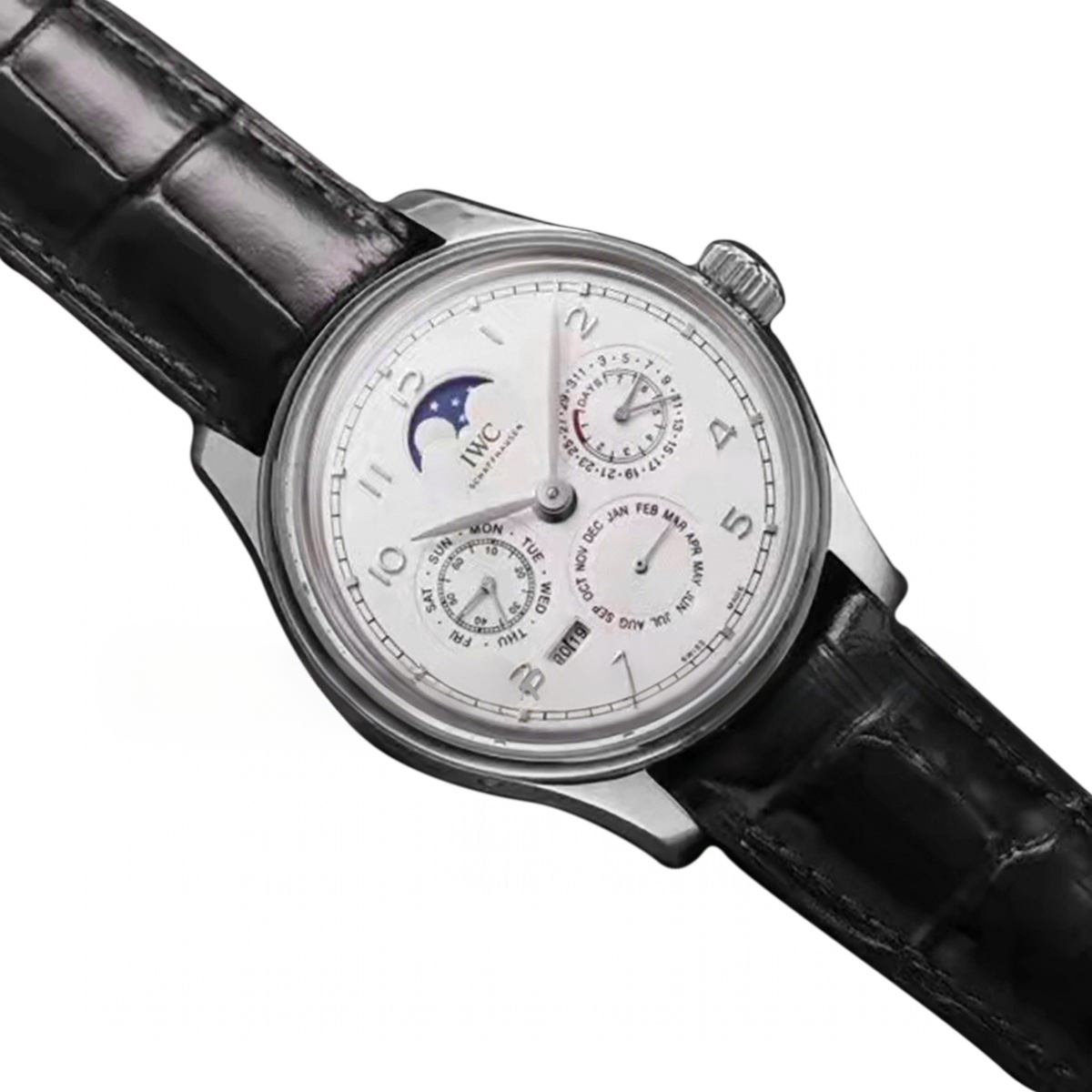 IWC Portugieser Perpetual Calendar IW5033 White Dial in White Gold-fasswatch