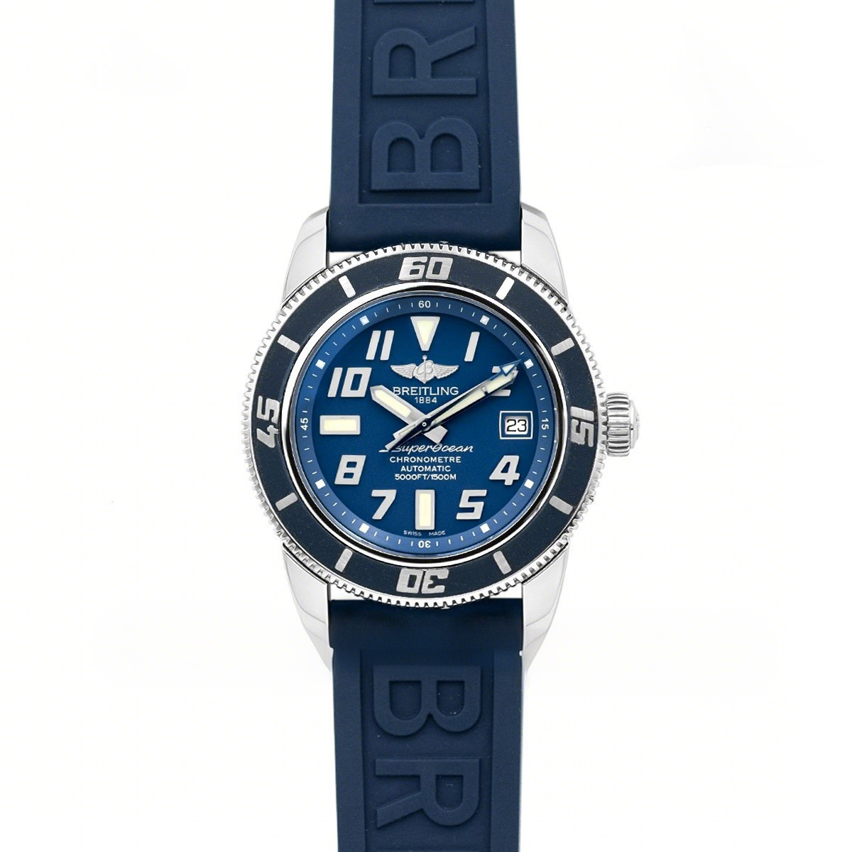 Breitling Superocean II 42 Blue Dial with Blue Bezel-fasswatch