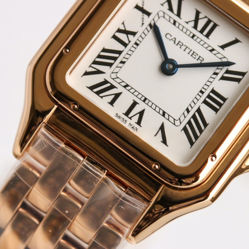 Cartier Panthère De Cartier 27mm White Dial in Rose Gold-fasswatch