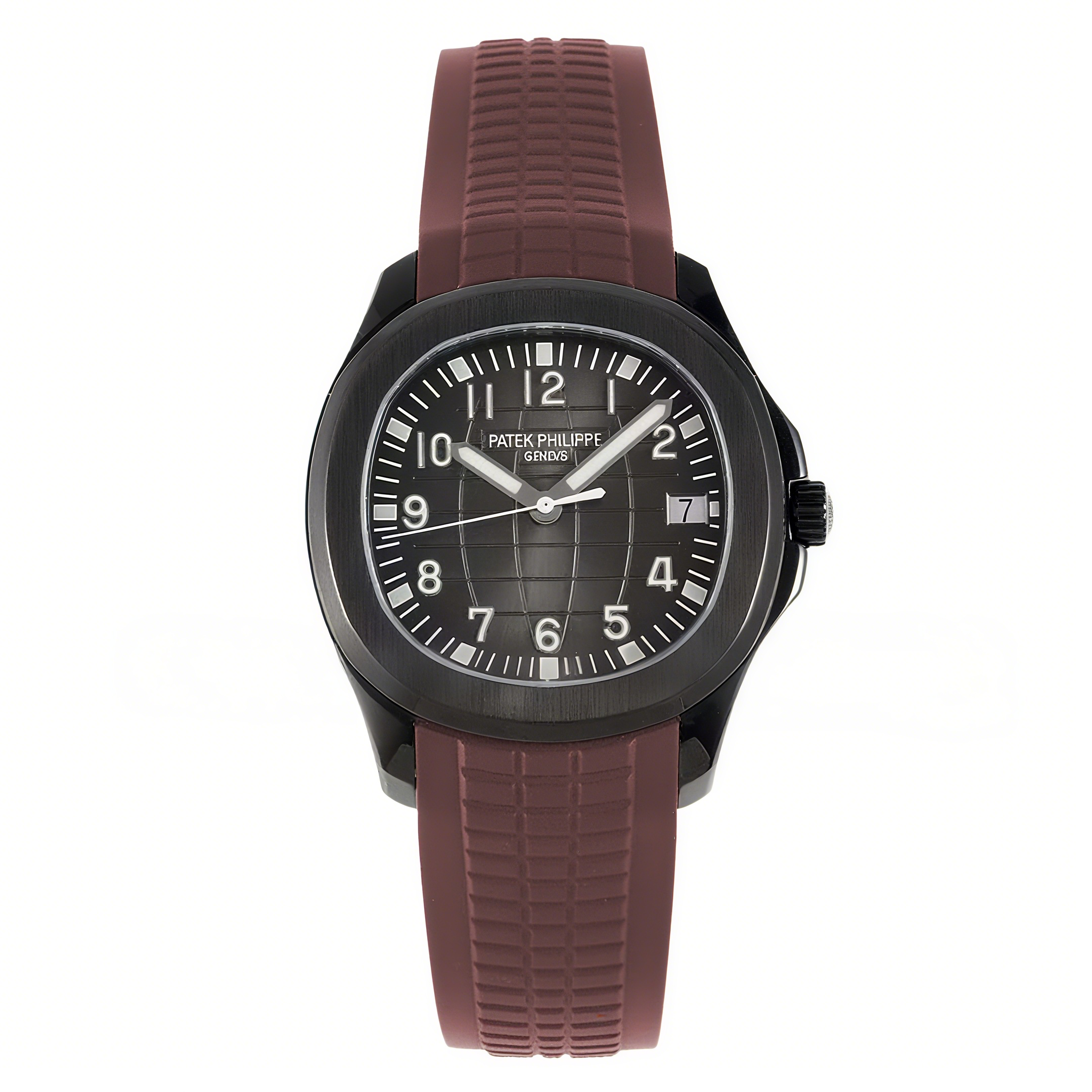 Patek Philippe Aquanaut 5167A ‘Black Venom Limited Edition’ Black Dial on Brown Rubber Strap-fasswatch