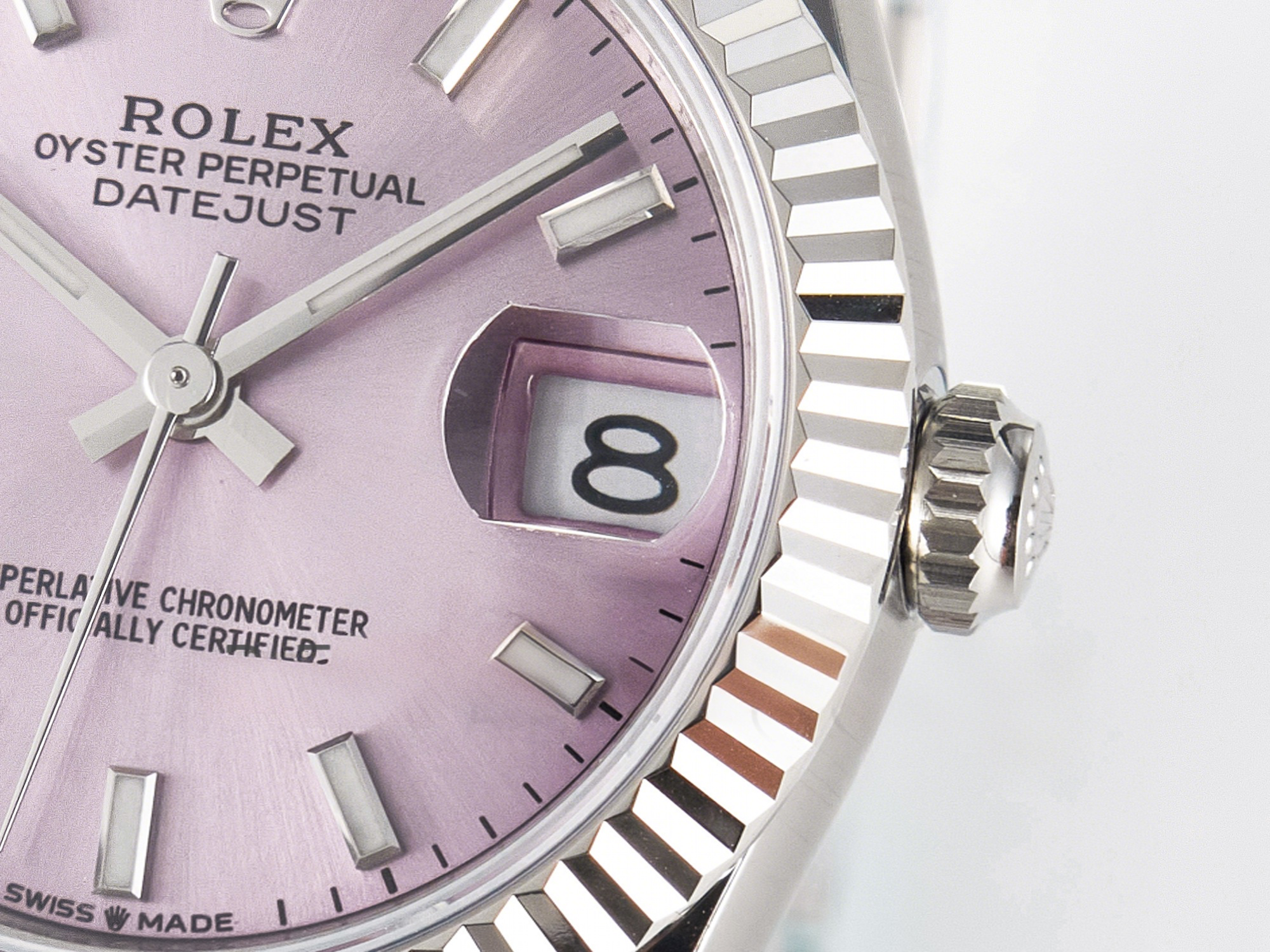 Rolex DateJust 31 278274 ARF 1:1 Best Edition 904L Steel Pink Dial Stick Marker on SS Jubilee Bracelet ETA 2688-fasswatch