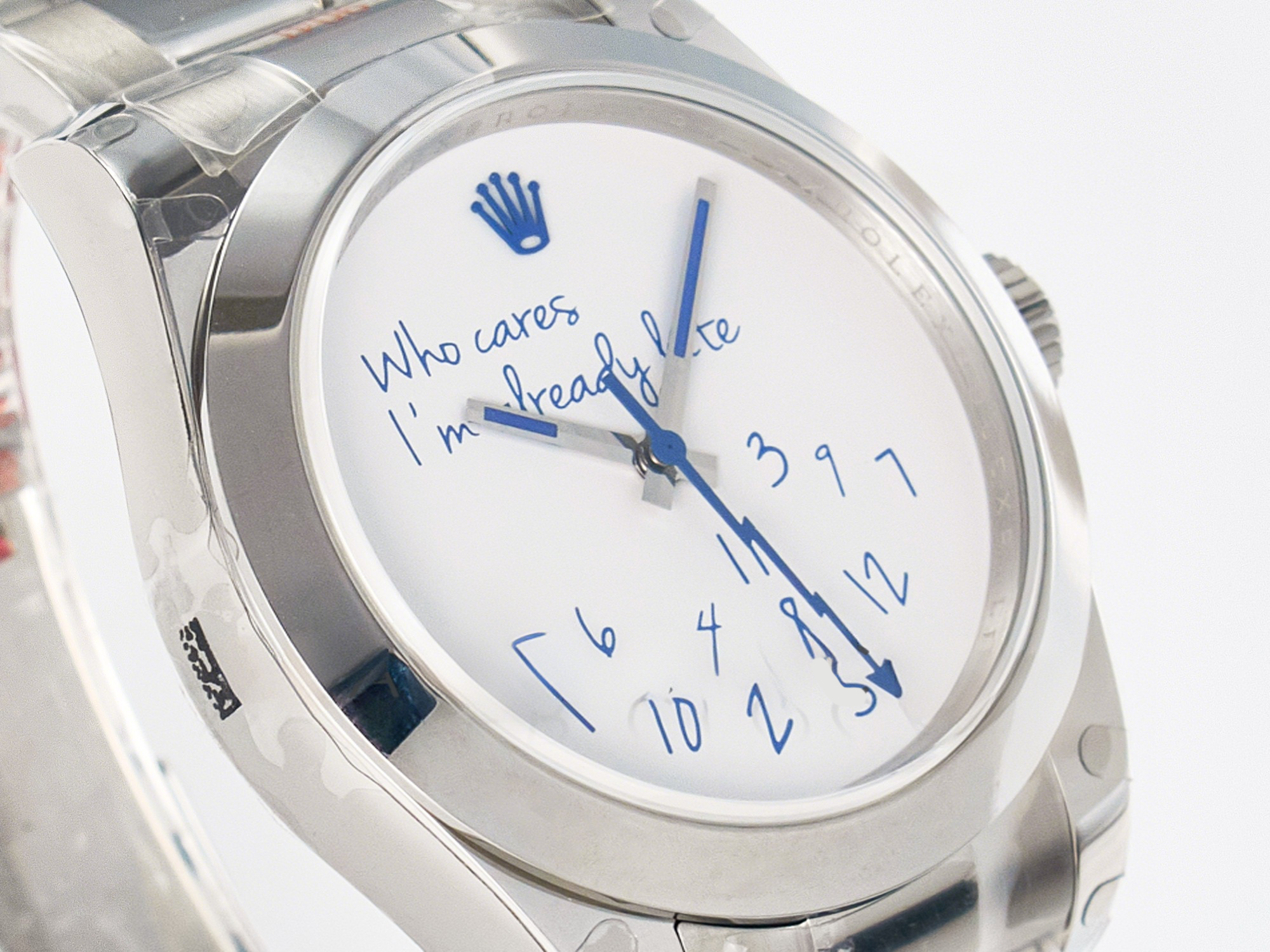 Rolex Milgauss Who Cares JDF 1:1 Best Edition 904L Steel on SS Bracelet VR3131-fasswatch