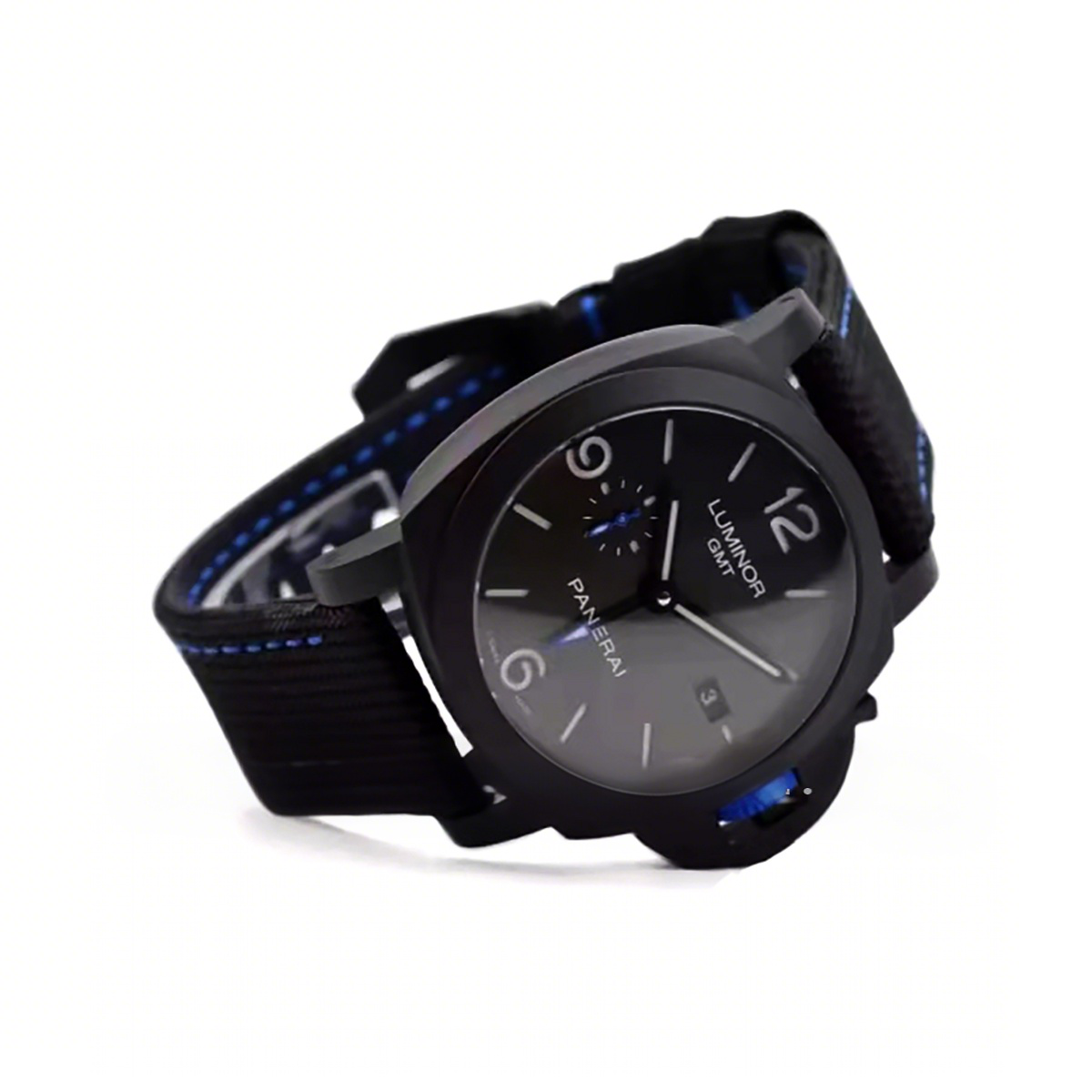 Panerai PAM1176 Luminor GMT Bucherer Blue 44mm-fasswatch