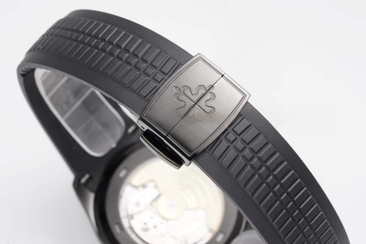 Patek Philippe Aquanaut 5167A ‘Black Venom Limited Edition’ Black Dial on Black Rubber Strap-fasswatch