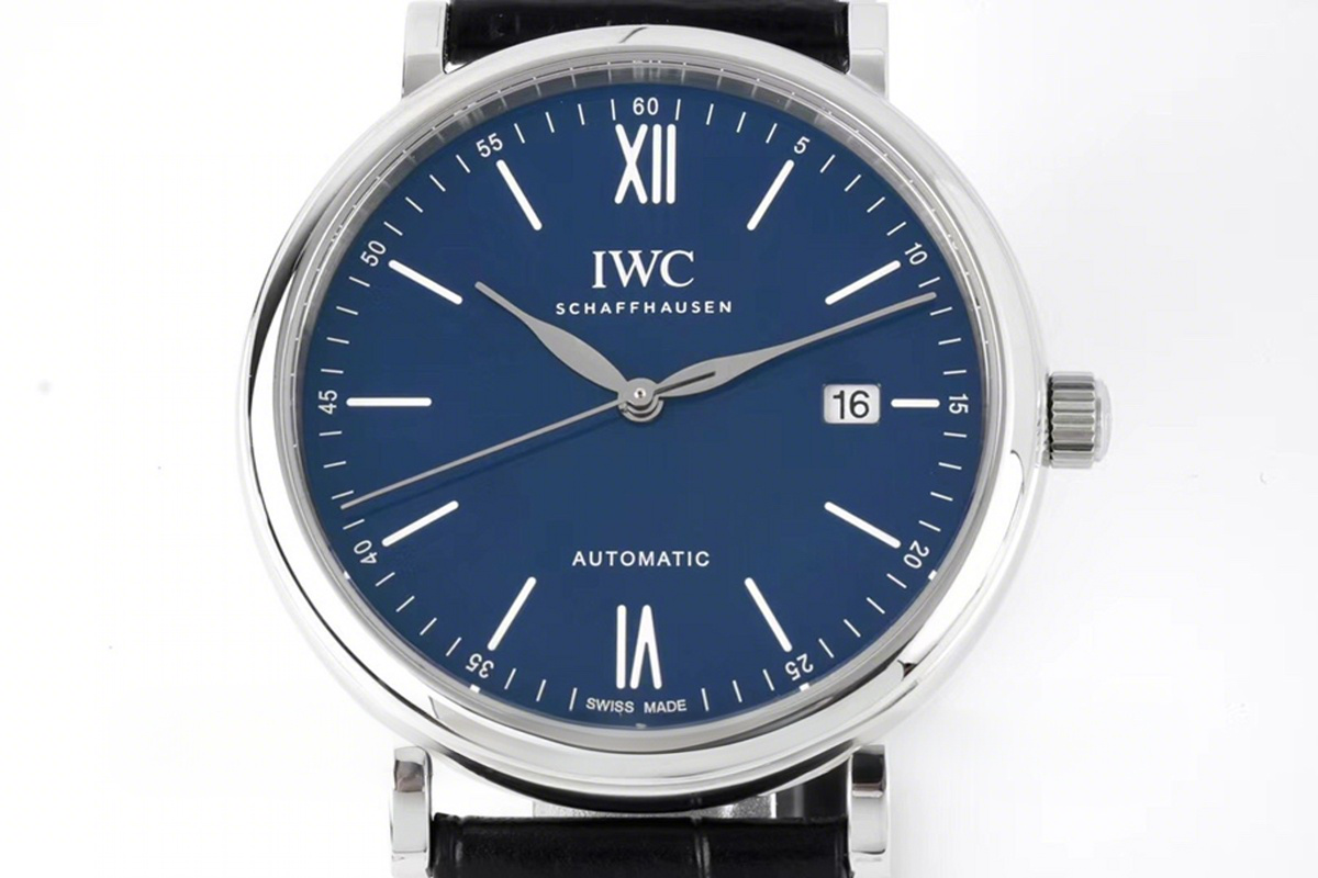 IWC Portofino Automatic IW356518 Blue Dial with White Markers in Steel-fasswatch