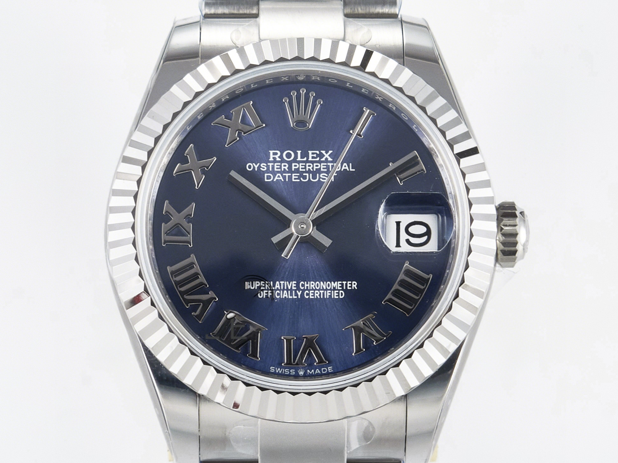 Rolex DateJust 31 278274 ARF 1:1 Best Edition 904L Steel Blue Roman Dial on SS Oyster Bracelet ETA 2688-fasswatch