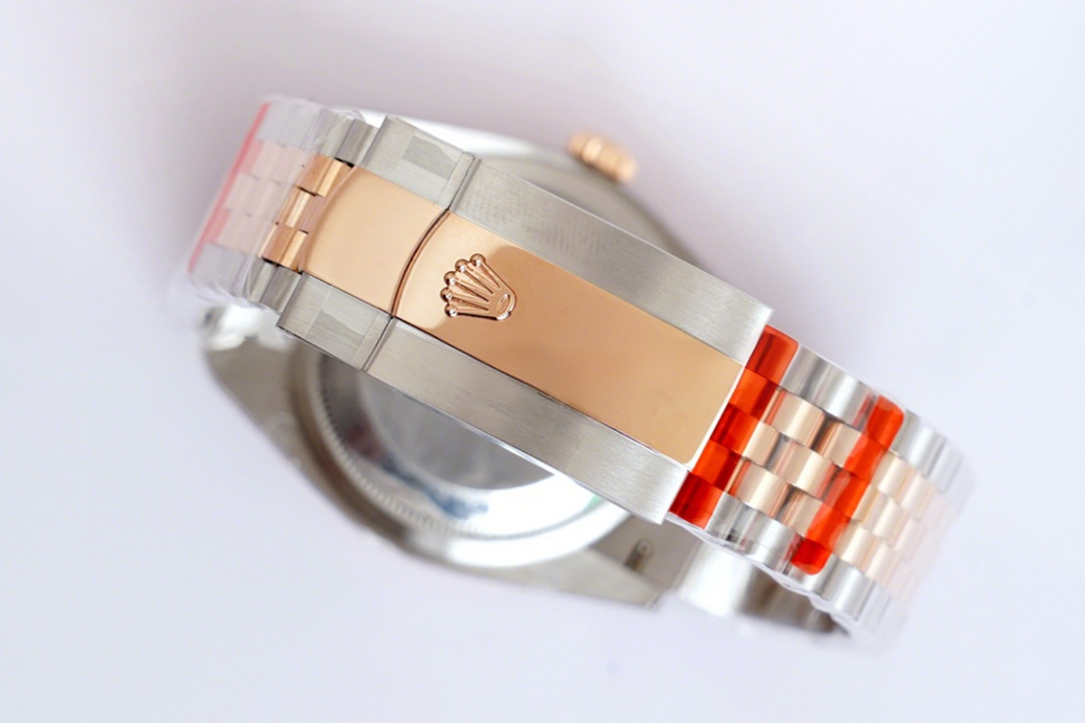 Rolex Datejust 36 126231 Silver Motif Dial in Steel/Rose Gold in Jubilee Bracelet-fasswatch