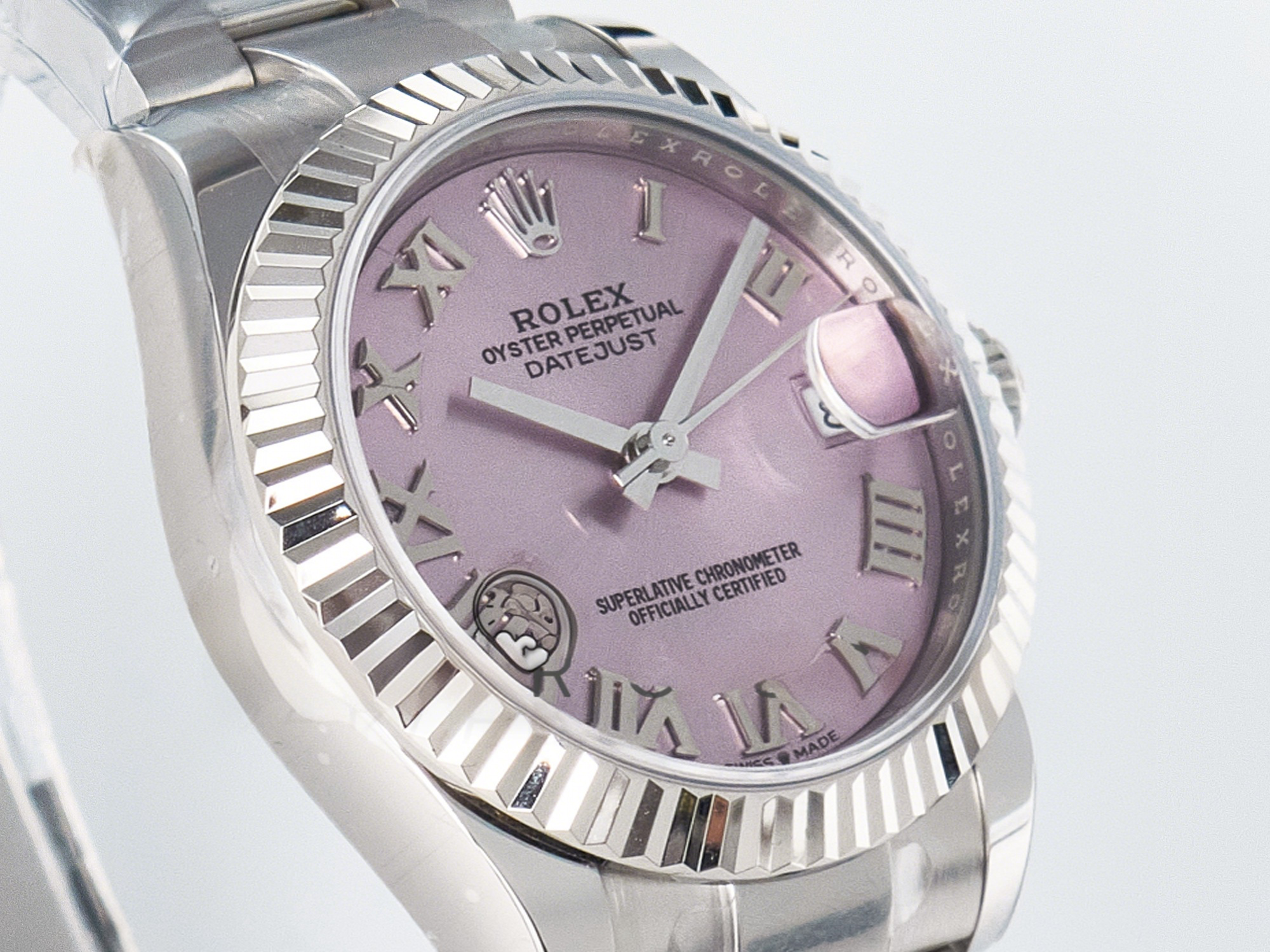 Rolex DateJust 31 278274 ARF 1:1 Best Edition 904L Steel Pink Roman Dial on SS Oyster Bracelet ETA 2688-fasswatch
