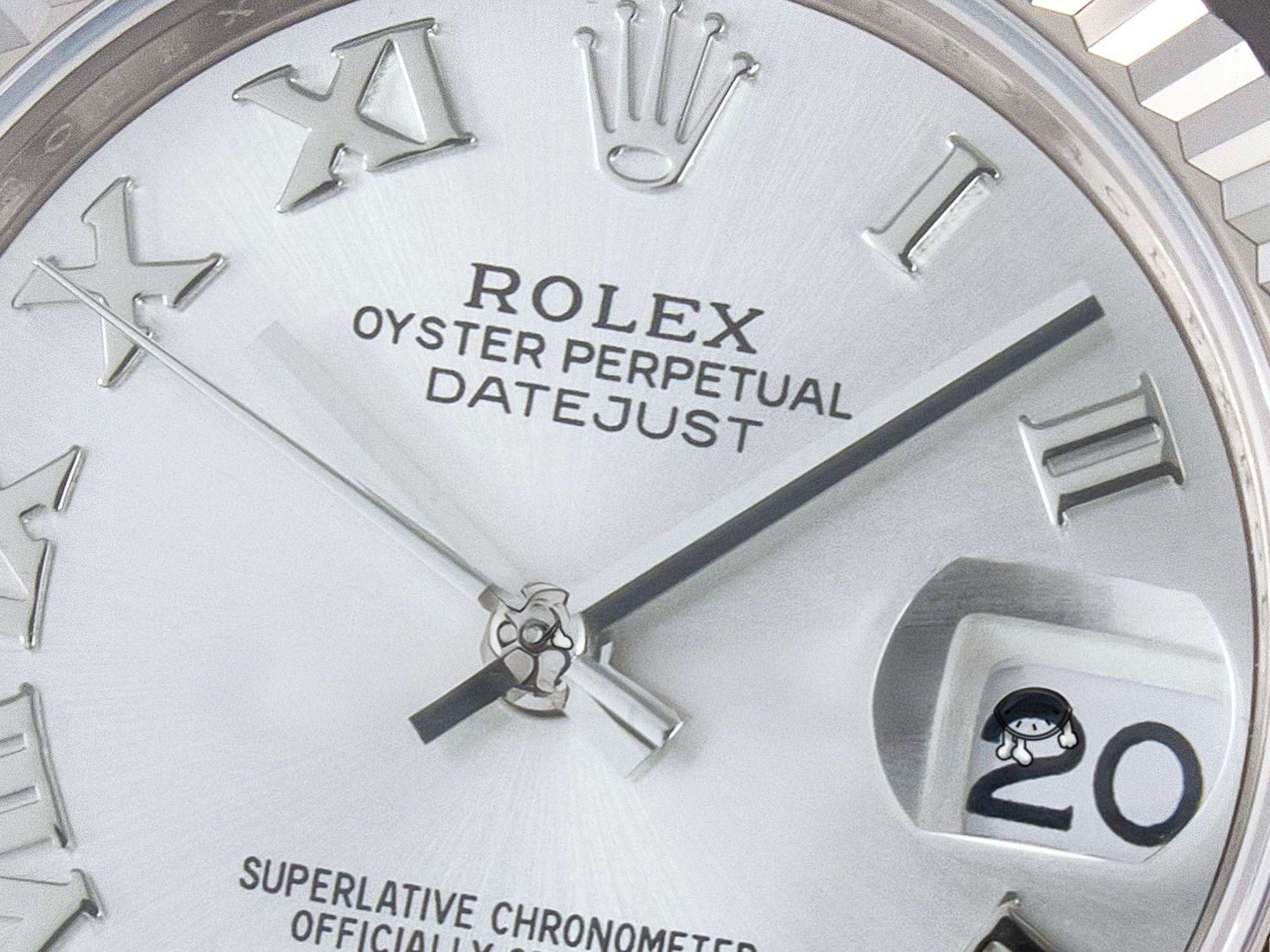 Rolex DateJust 31 278274 ARF 1:1 Best Edition 904L Steel Silver Roman Diamonds Dial on SS Jubilee Bracelet ETA 2688-fasswatch