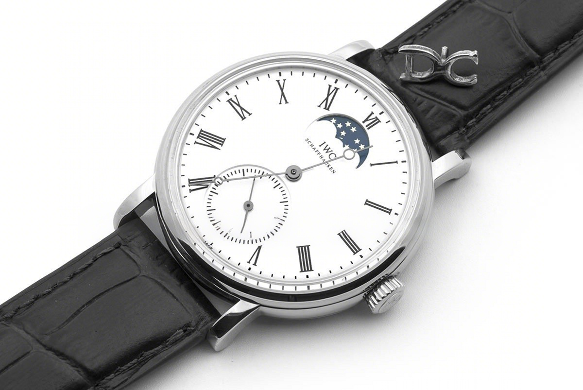 IWC Vintage Portofino Hand Wound IW544805 White Dial in Steel-fasswatch