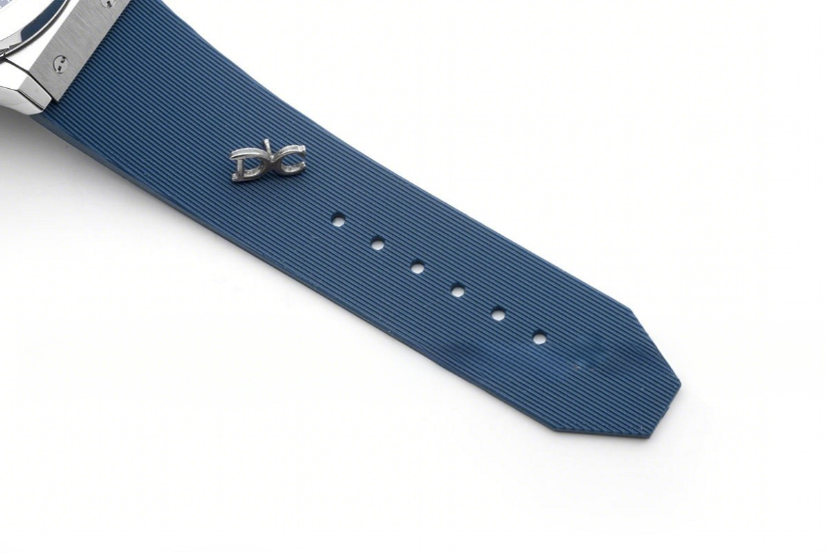 Hublot Classic Fusion Chronograph Blue Dial in Steel-fasswatch