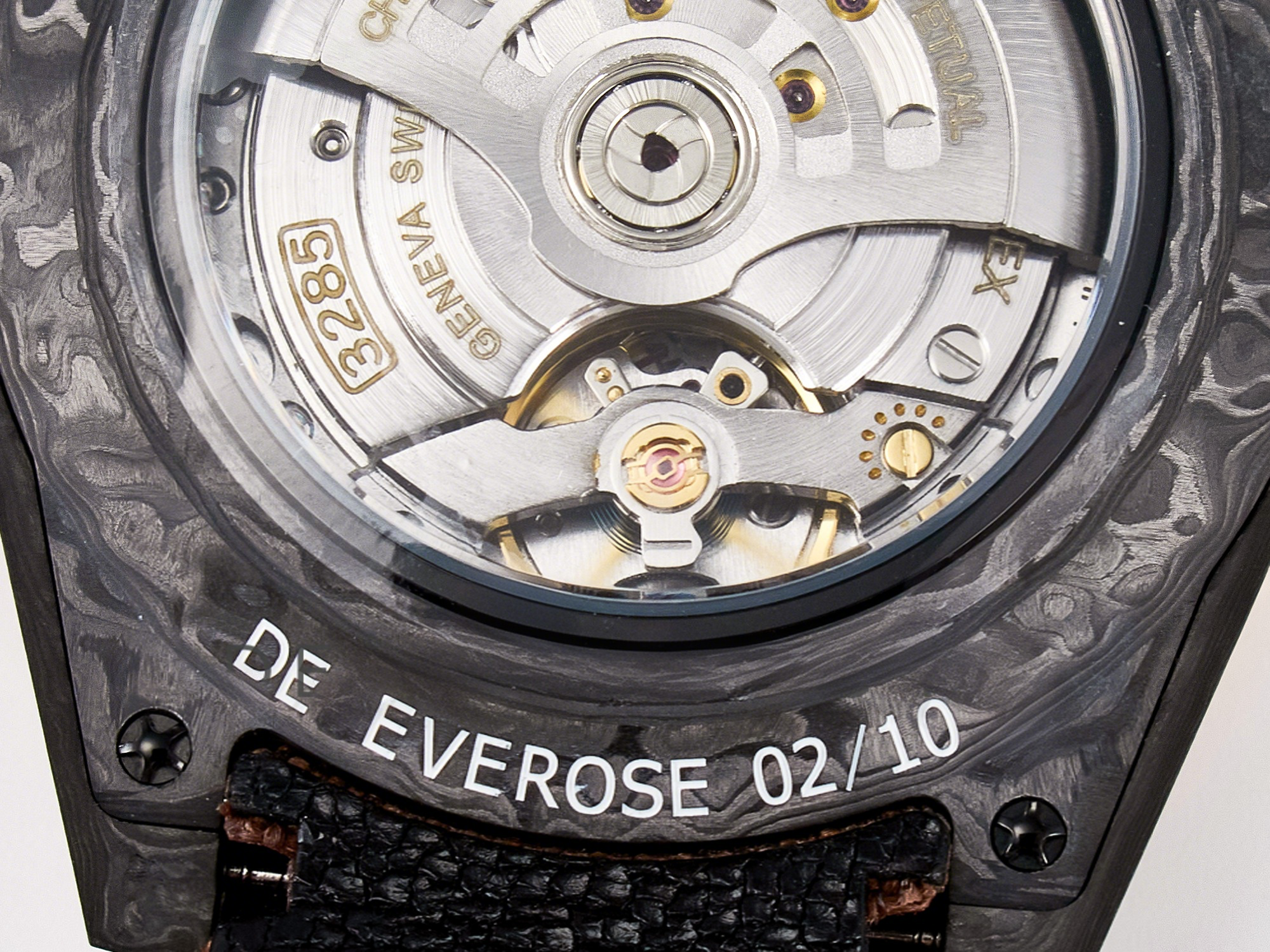 Rolex GMT Carbon DIWF Best Edition Yellow Roman Dial on Brown Nylon Strap SA3285 CHS V2-fasswatch