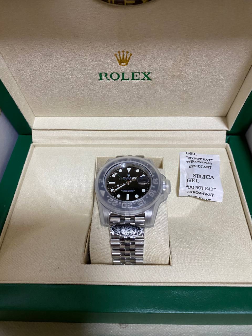 Rolex Gmt Master II Bruce Wayne 126710GRNR Replica-fasswatch
