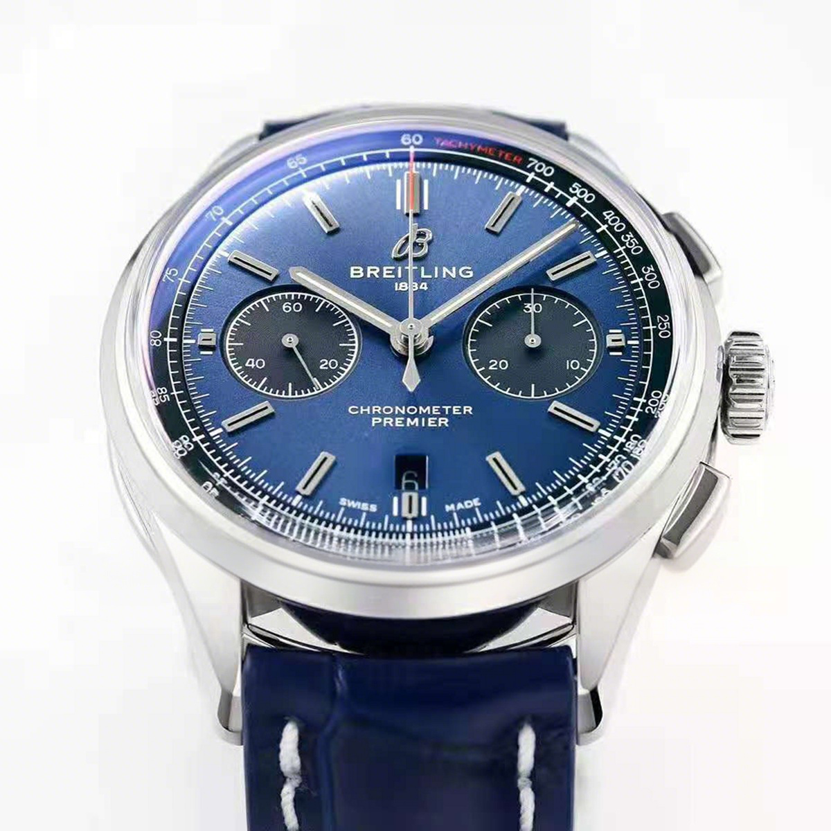 Breitling Premier B01 Chronograph 42 Blue Dial Ref: AB0118A61C1P1-fasswatch