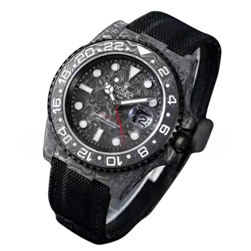 Rolex DIW GMT All Black Carbon-fasswatch