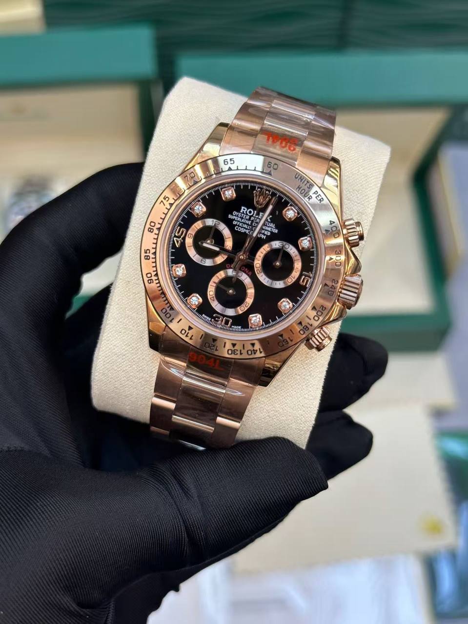 Rolex Daytona Black Dial Automatic Men’s Watch 116505-0015-fasswatch