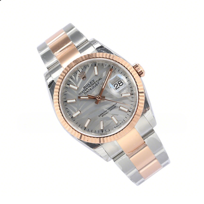 Rolex Datejust 36 126231 Silver Dial in Steel/Everose Gold-fasswatch