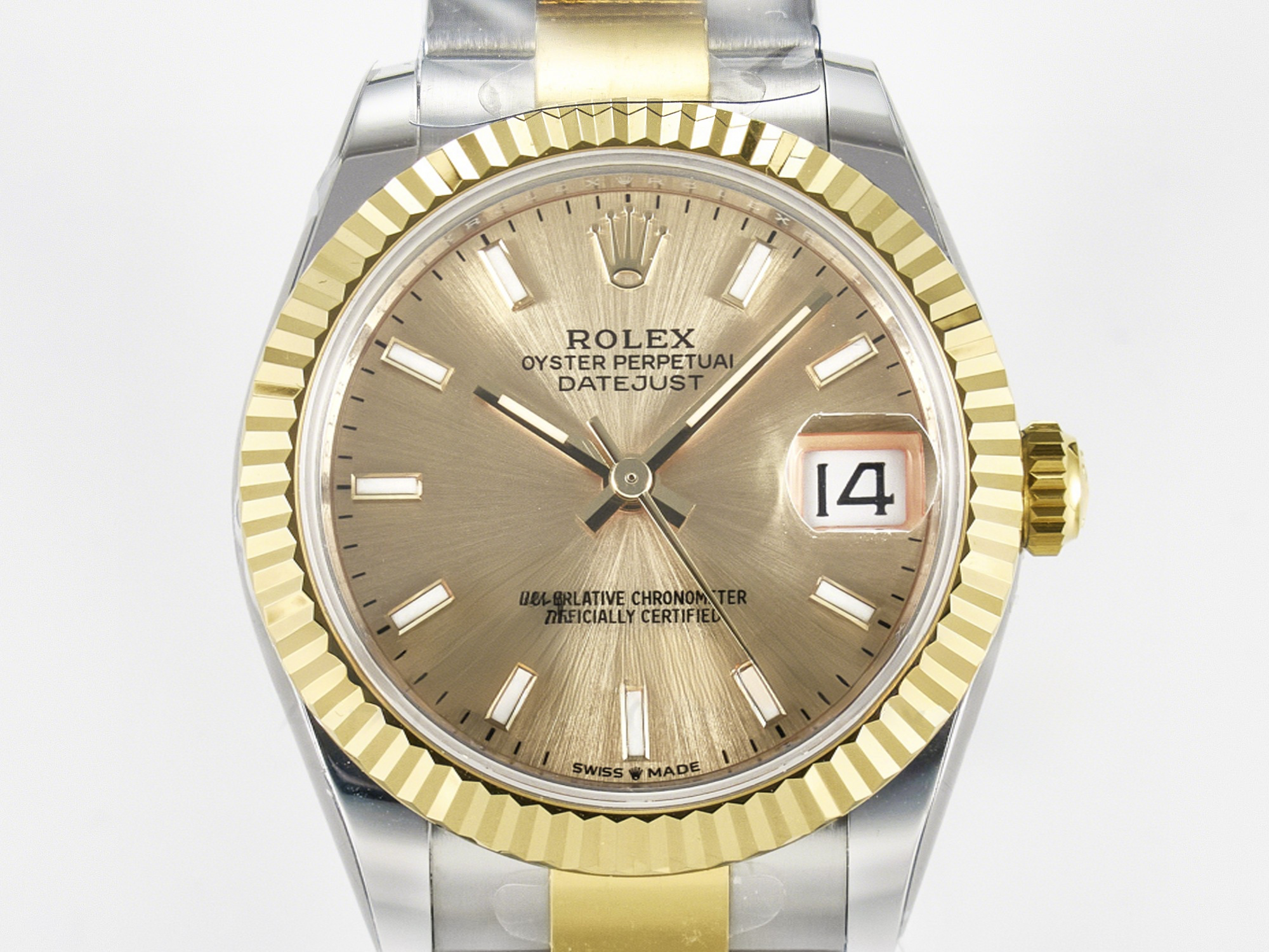 Rolex DateJust 31 278273 ARF 1:1 Best Edition 904L Steel YG Dial Stick Marker on SS/YG Oyster Bracelet ETA 2688-fasswatch