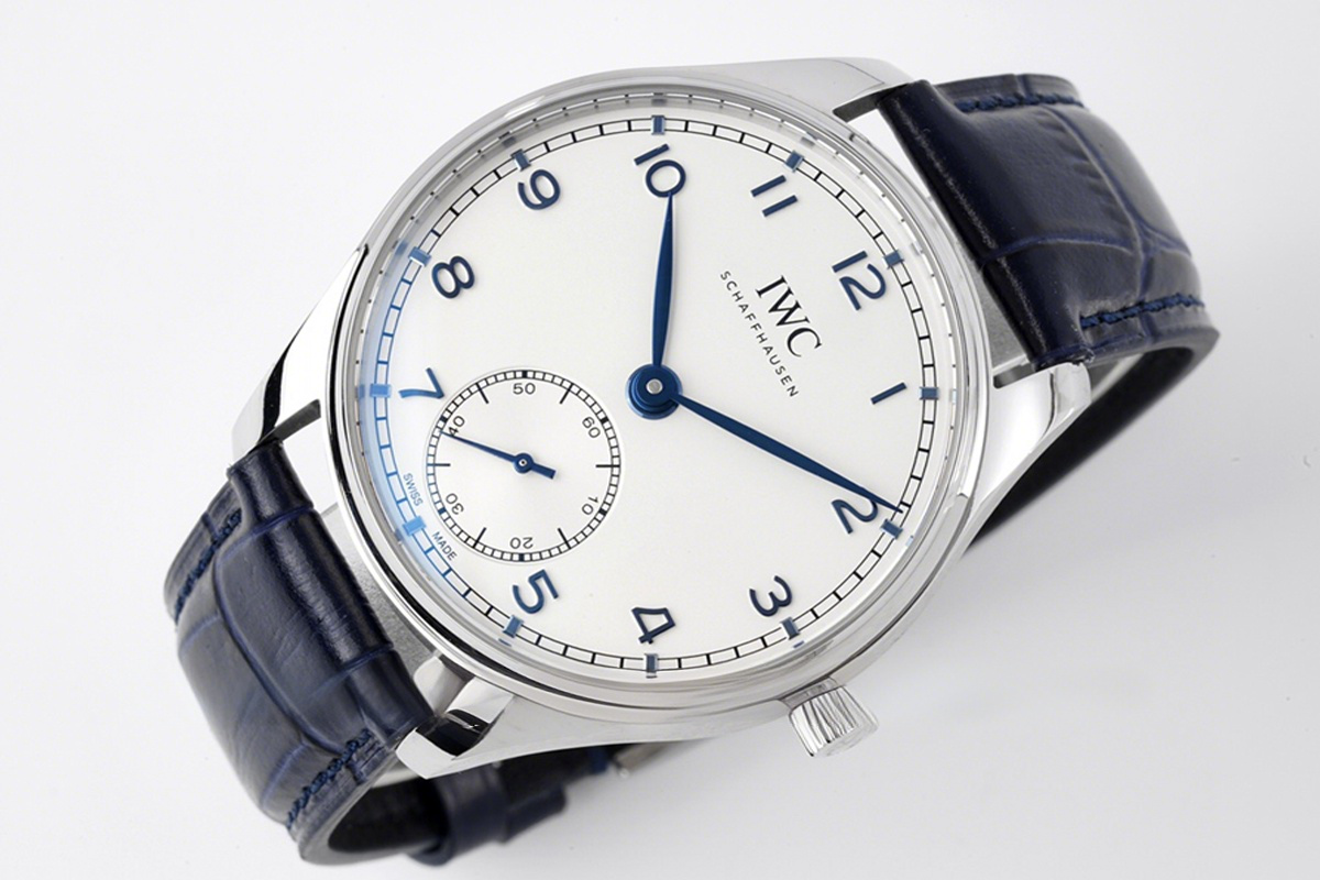 IWC Portugieser Automatic 40 IW358304 White Dial in Steel-fasswatch