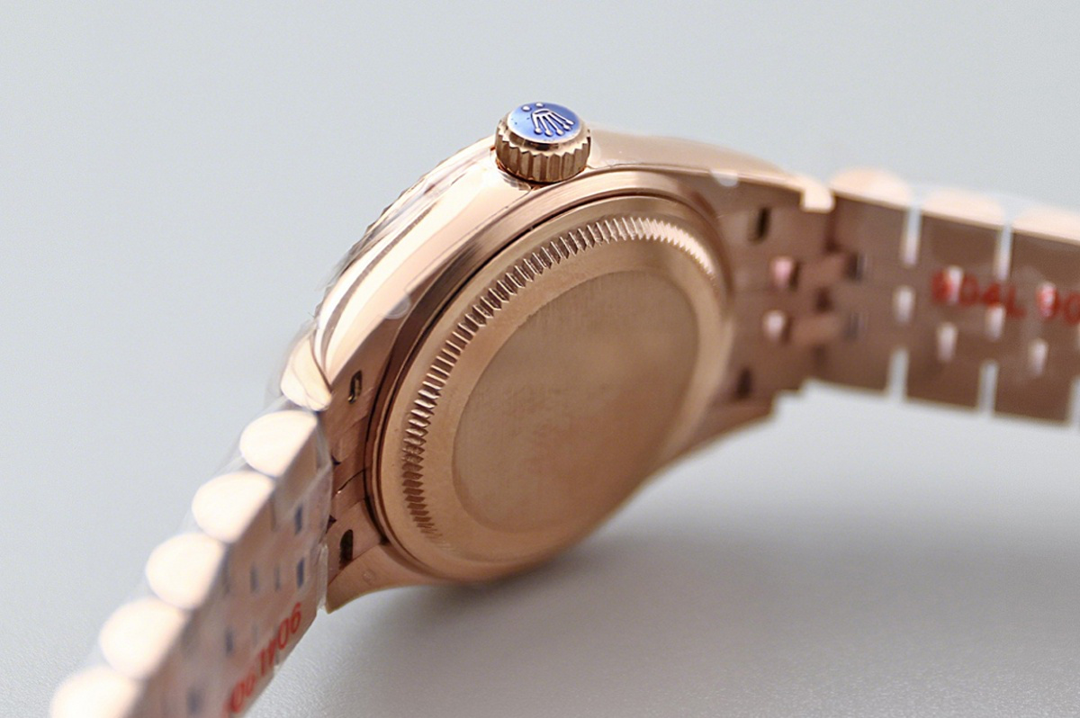 Rolex Ladies Datejust 279171 Aubergine Dial with Roman Markers in Rose Gold-fasswatch